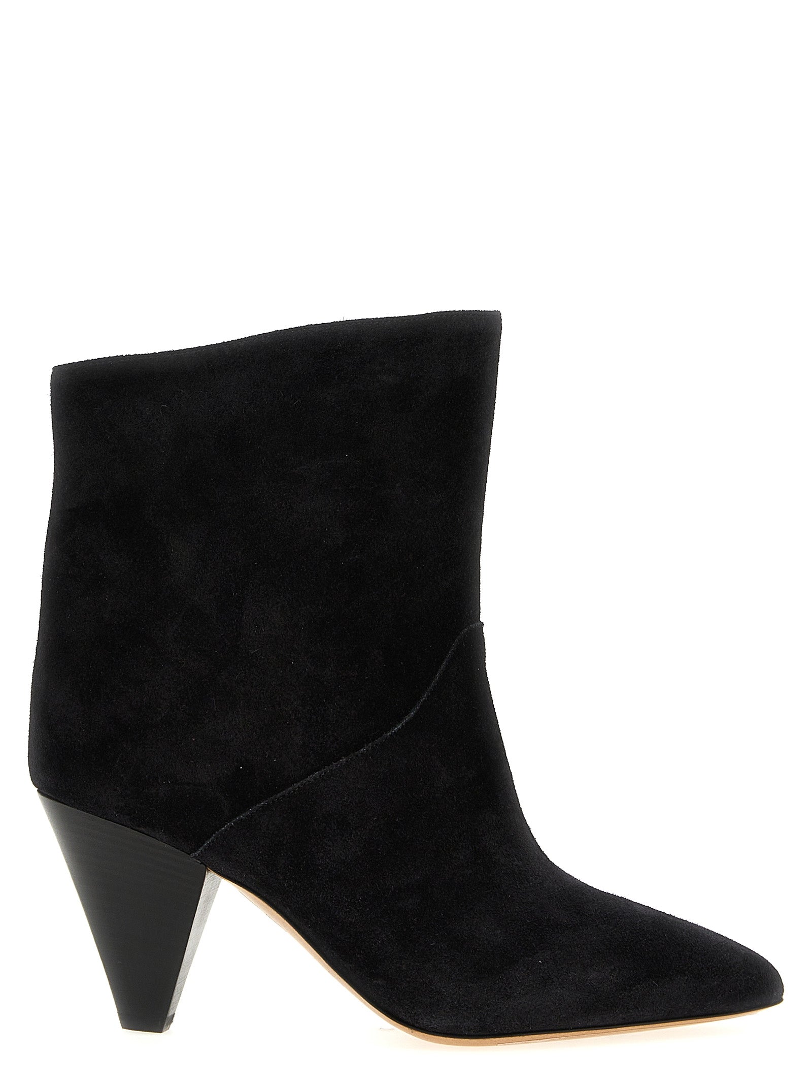 Isabel Marant Schwarze Stiefeletten aus Kalbsleder