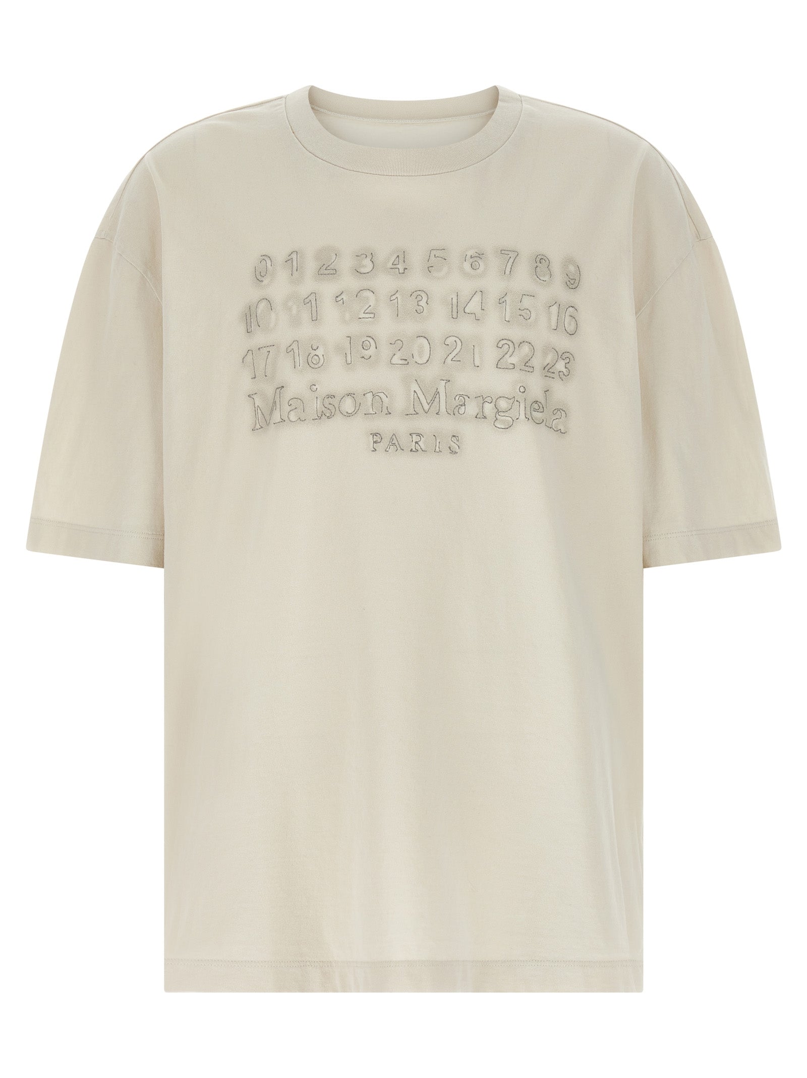Maison Margiela Beiges Baumwoll-T-Shirt