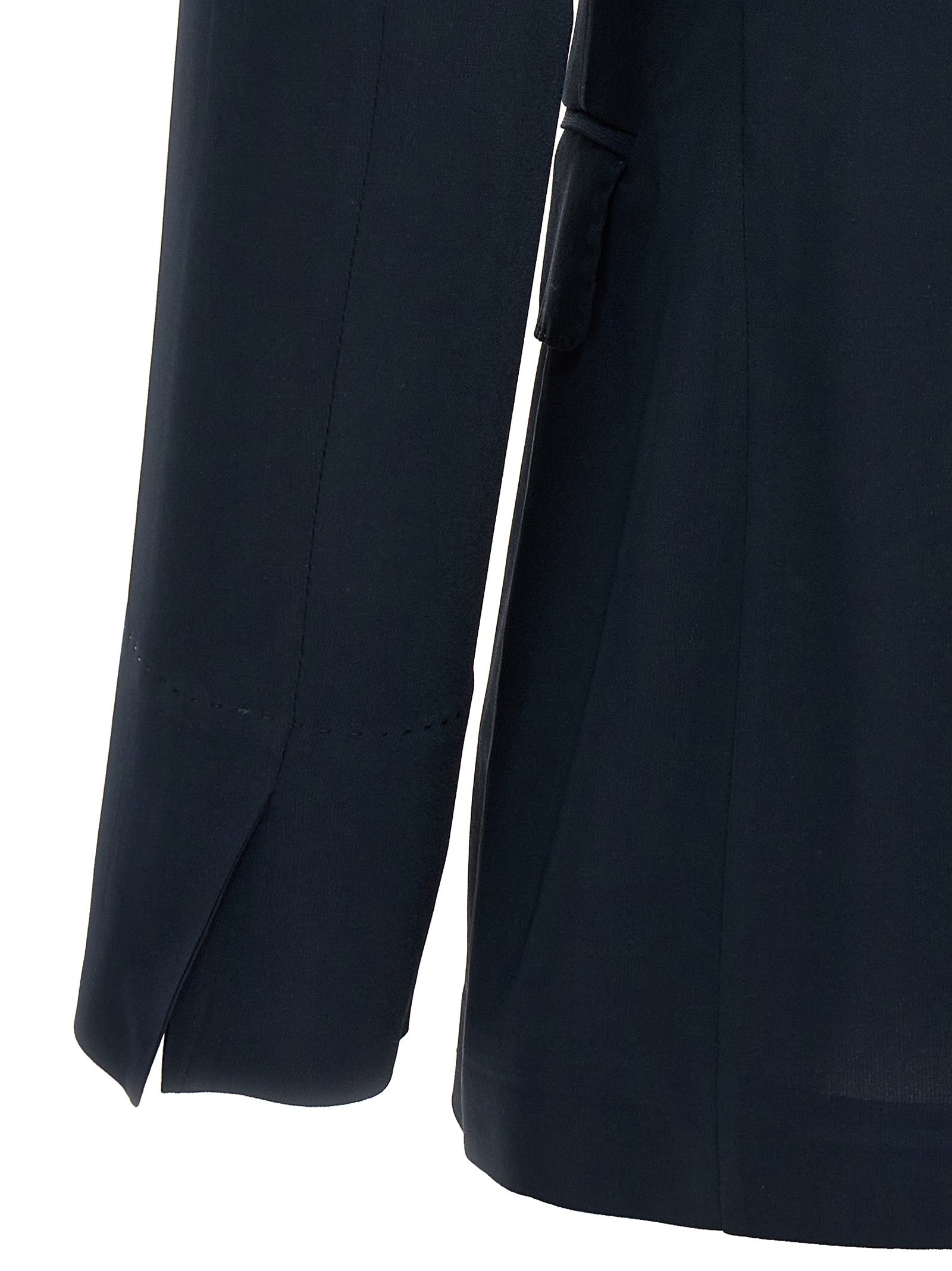 Alberto Biani Blauer Viskose-Blazer