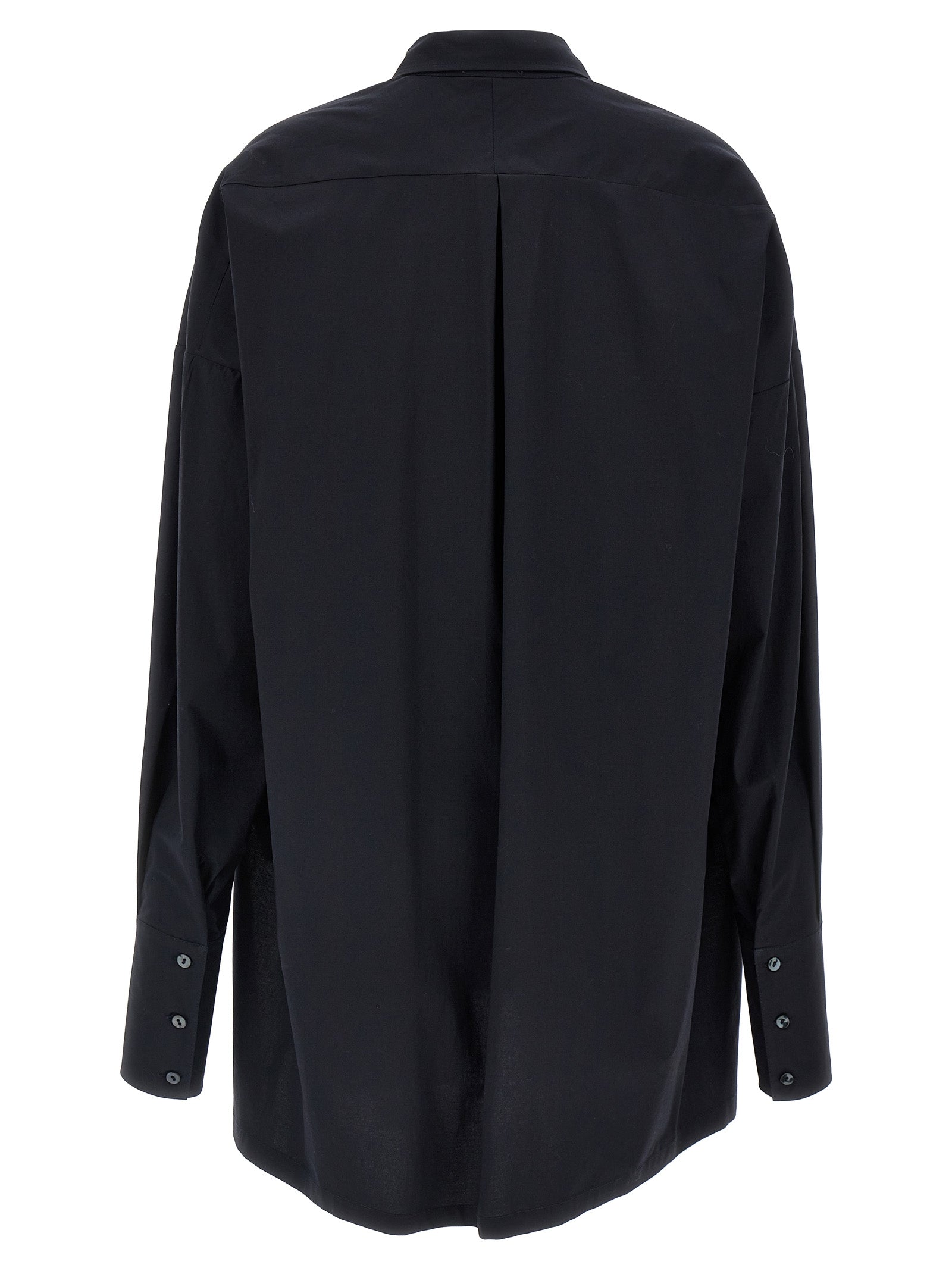 DI.LA3 PARI' Blaue Baumwollbluse
