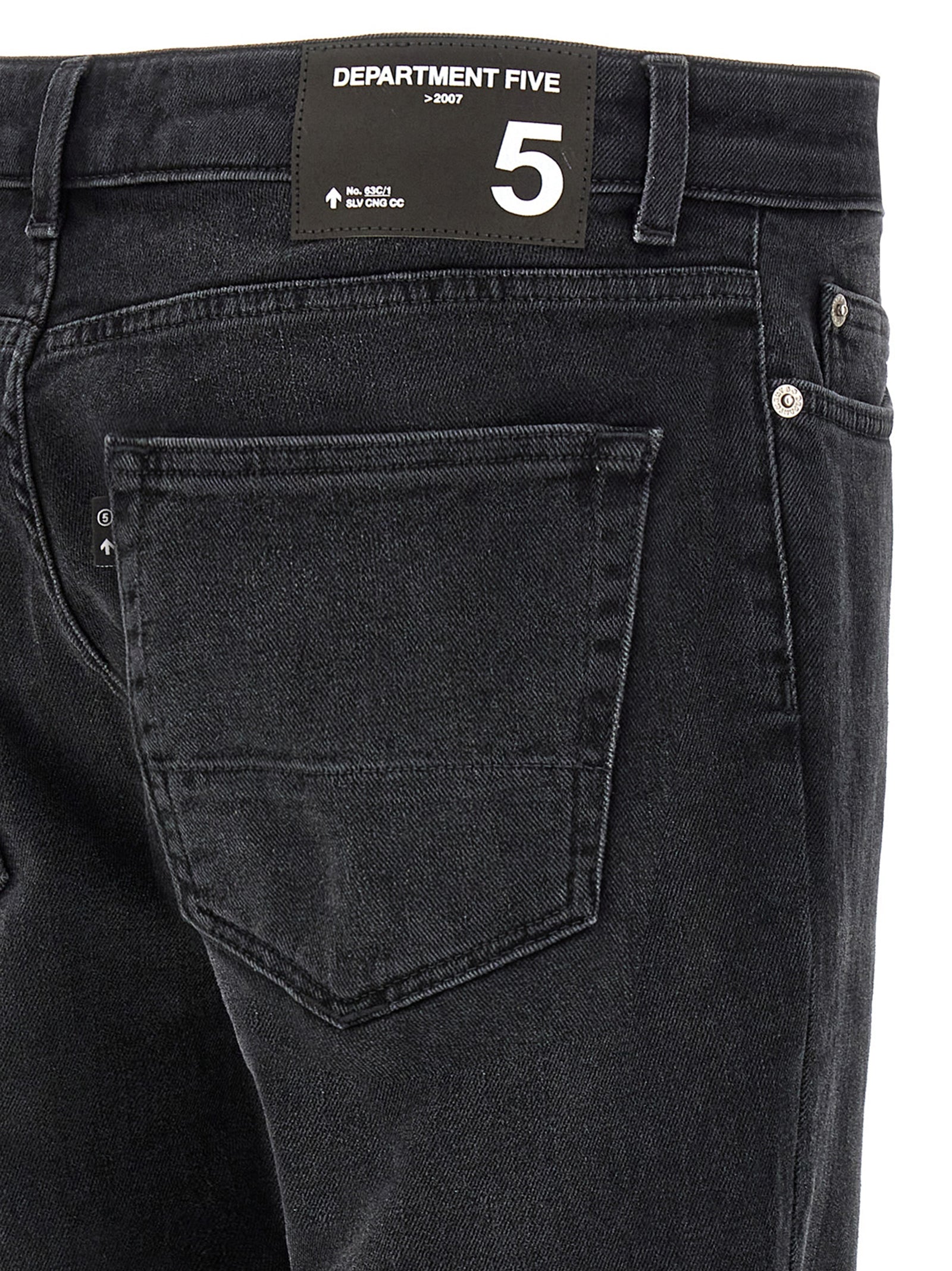 Department 5 Schwarze Baumwolljeans Denim