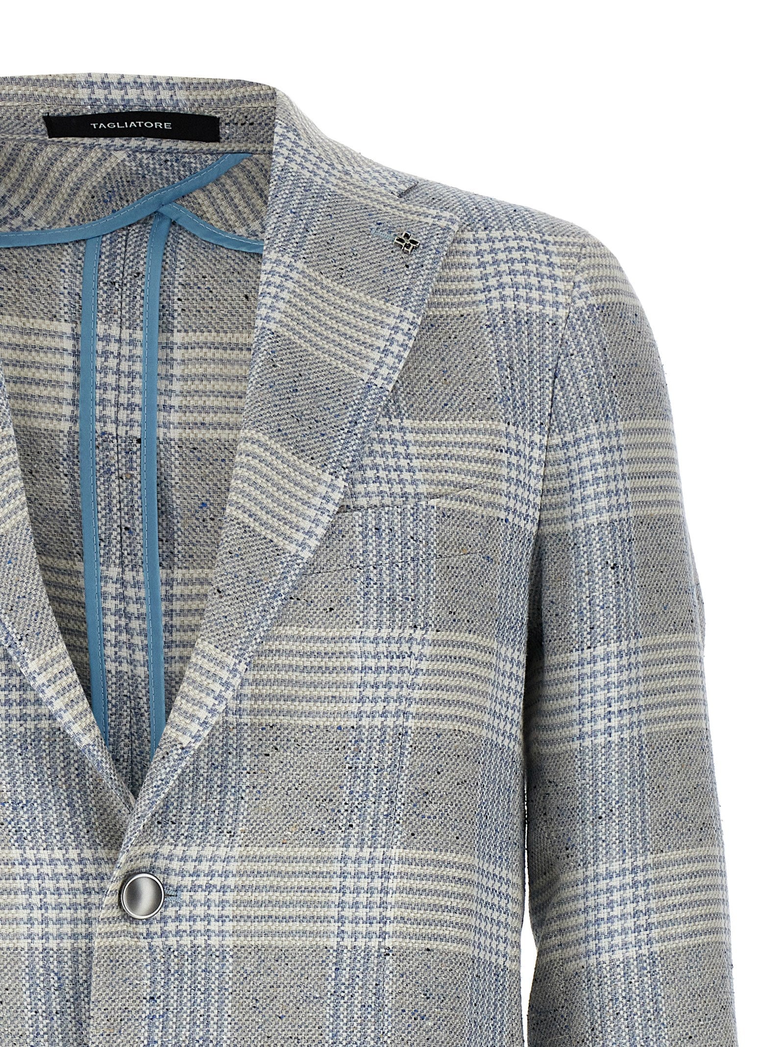 Tagliatore Blauer Baumwollblazer