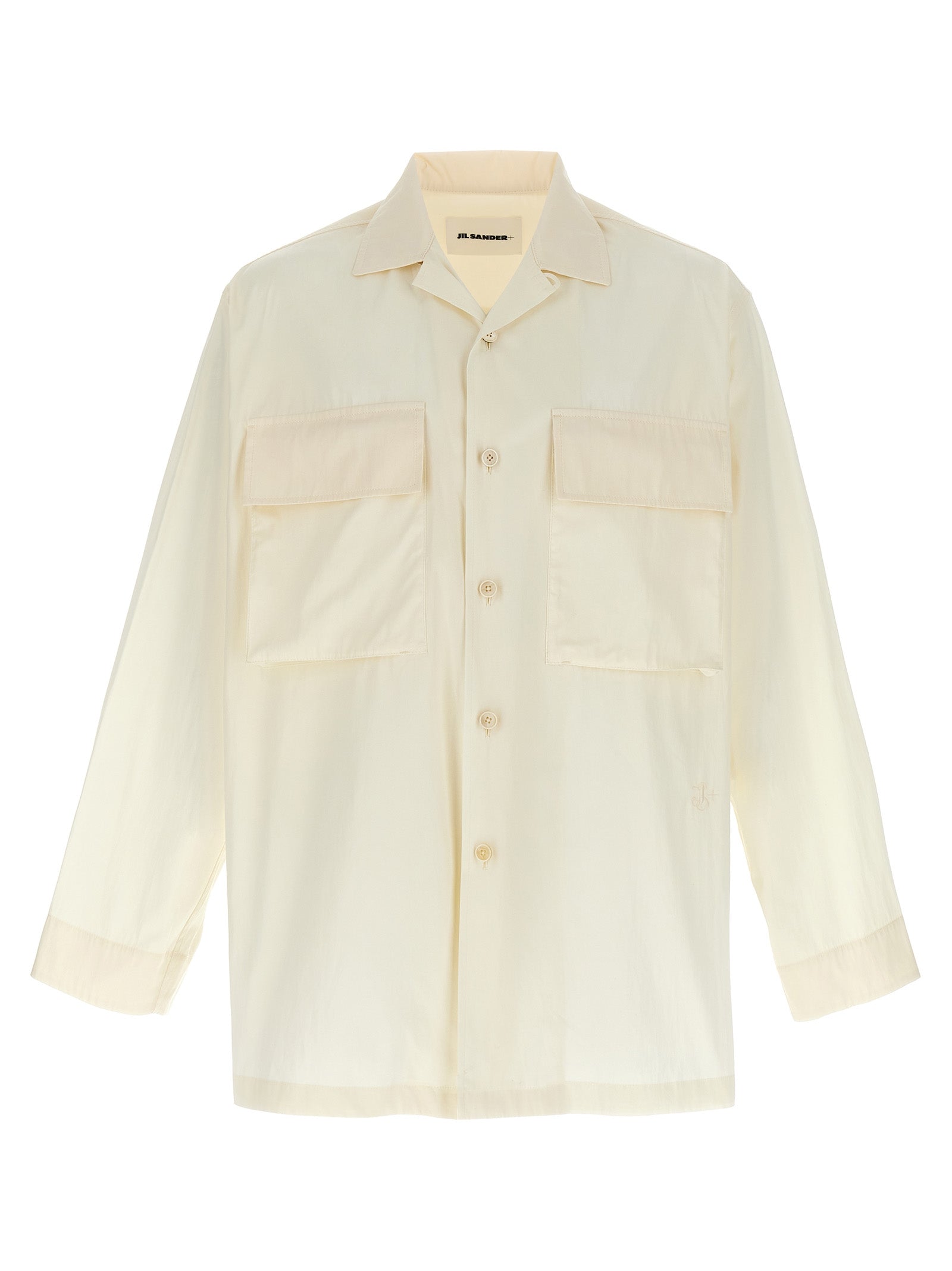 Jil Sander Weiße Baumwollbluse