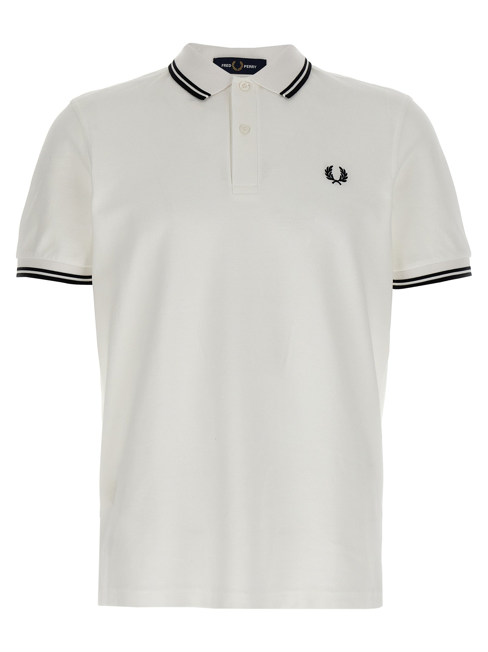 Comme Des Garçons Weißes Poloshirt aus Baumwolle