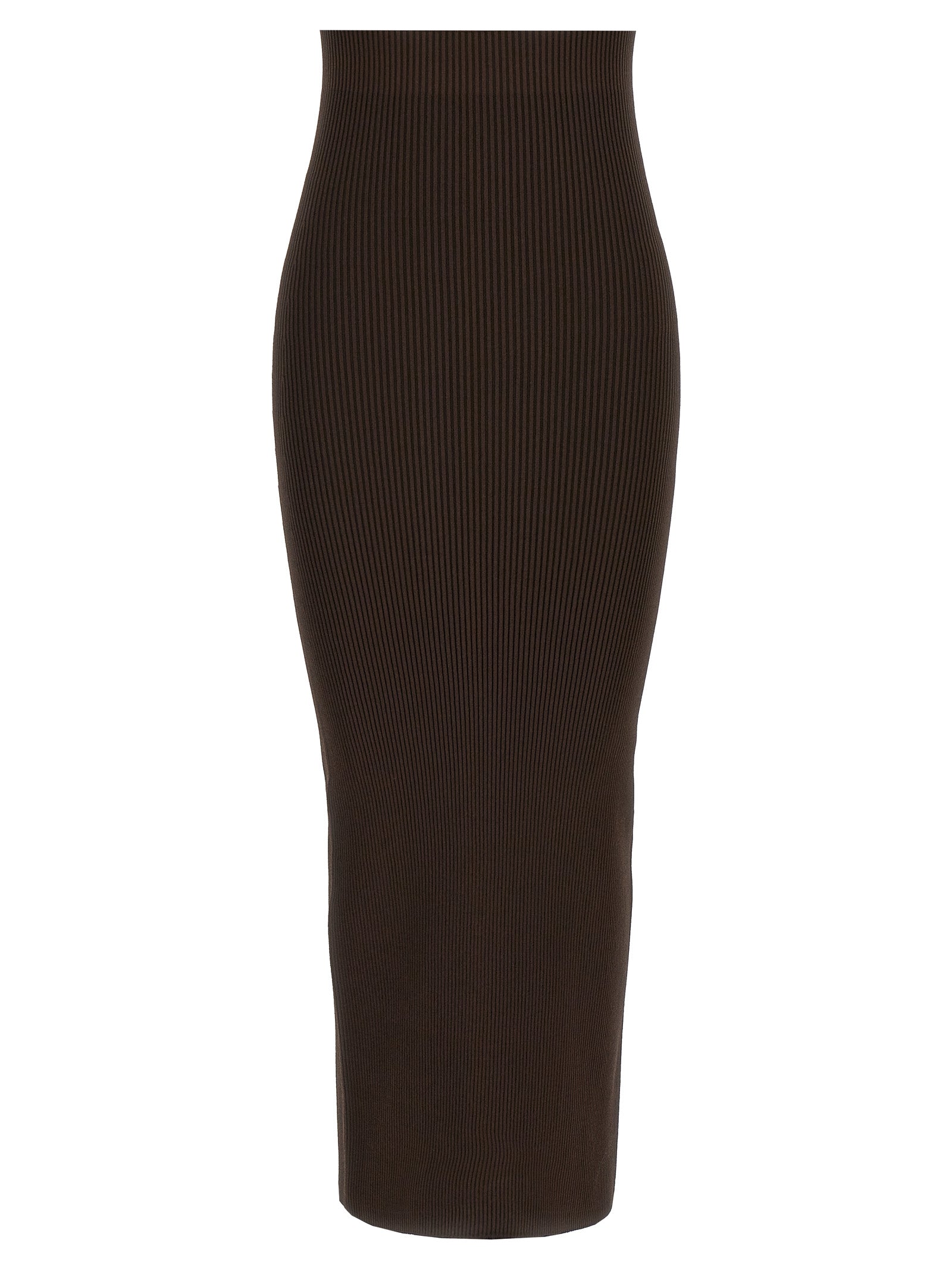 Max Mara Brauner Minirock aus Viskose