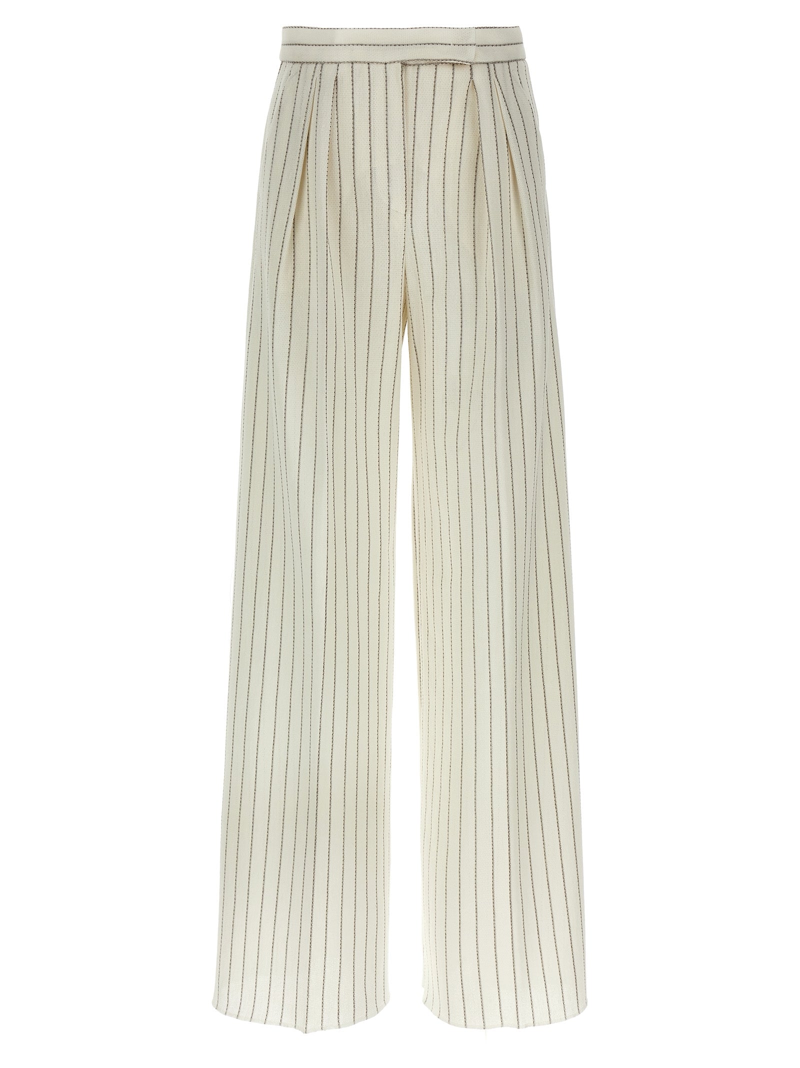 Max Mara Weiße Baumwollhose im Casual-Look
