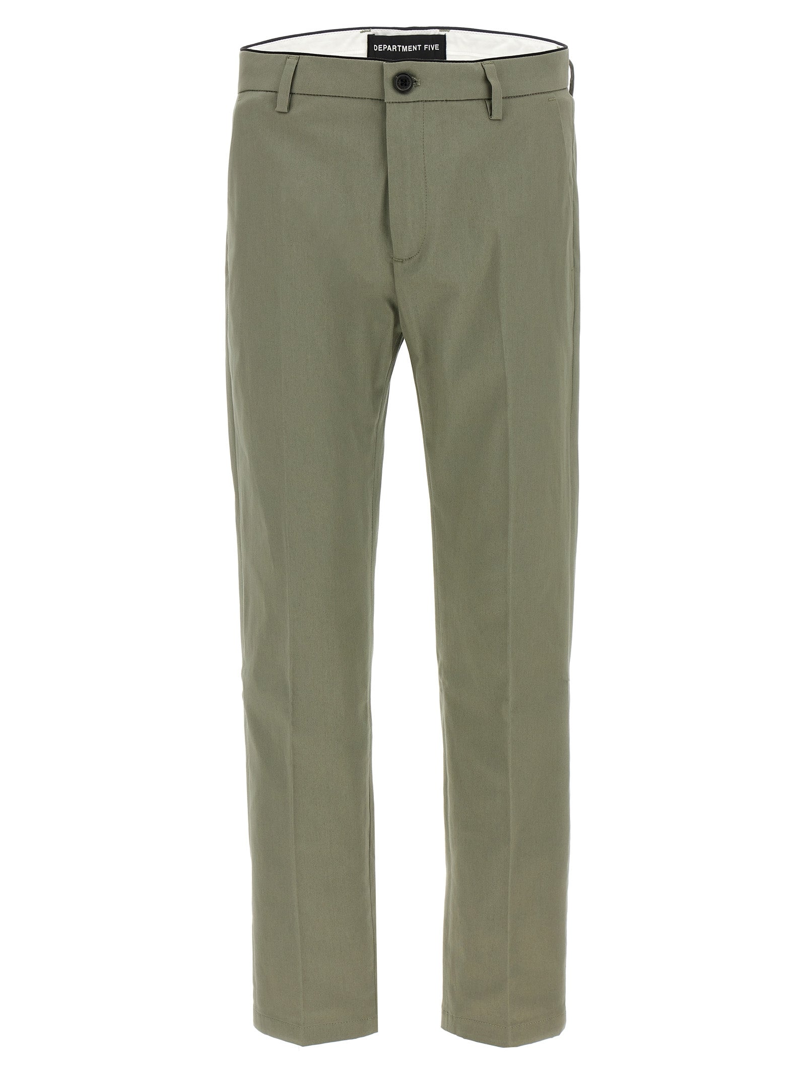 Department 5 Zweifarbige Baumwoll-Cropped-Hose