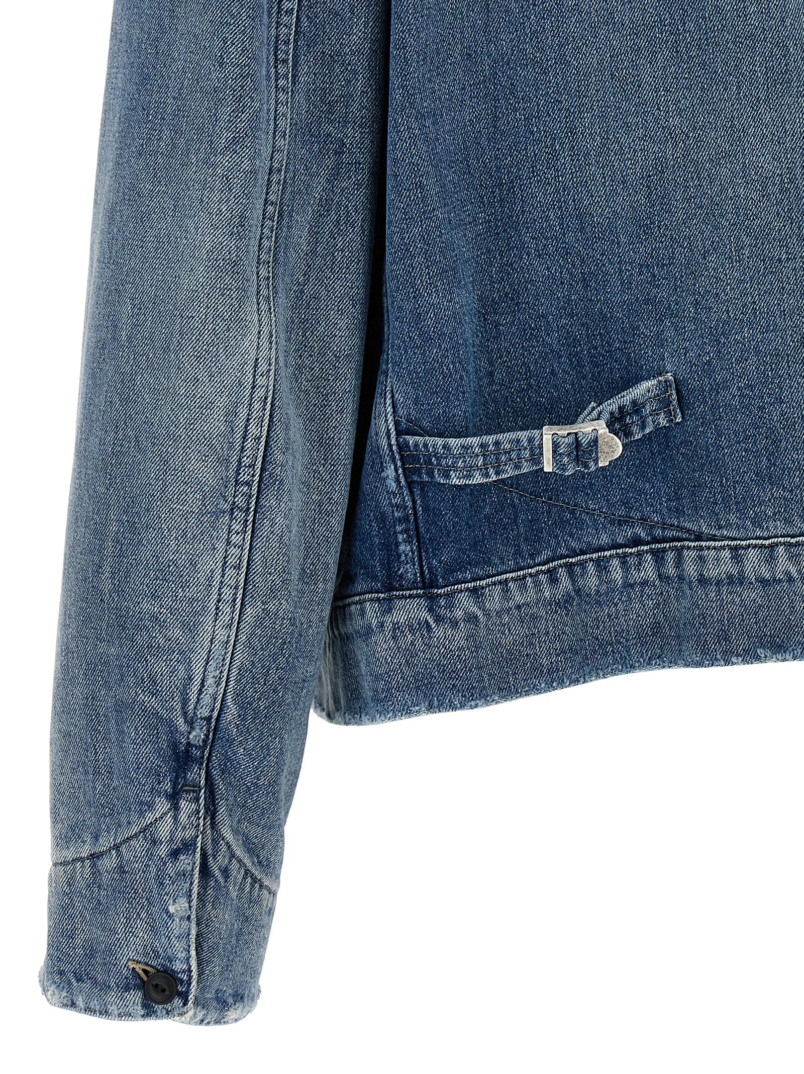 Maison Margiela Blaue Jeansjacke aus Baumwolle