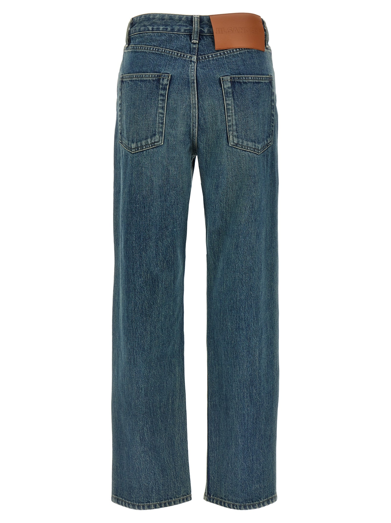Jil Sander Blaue Baumwoll-Jeans im Slim Fit
