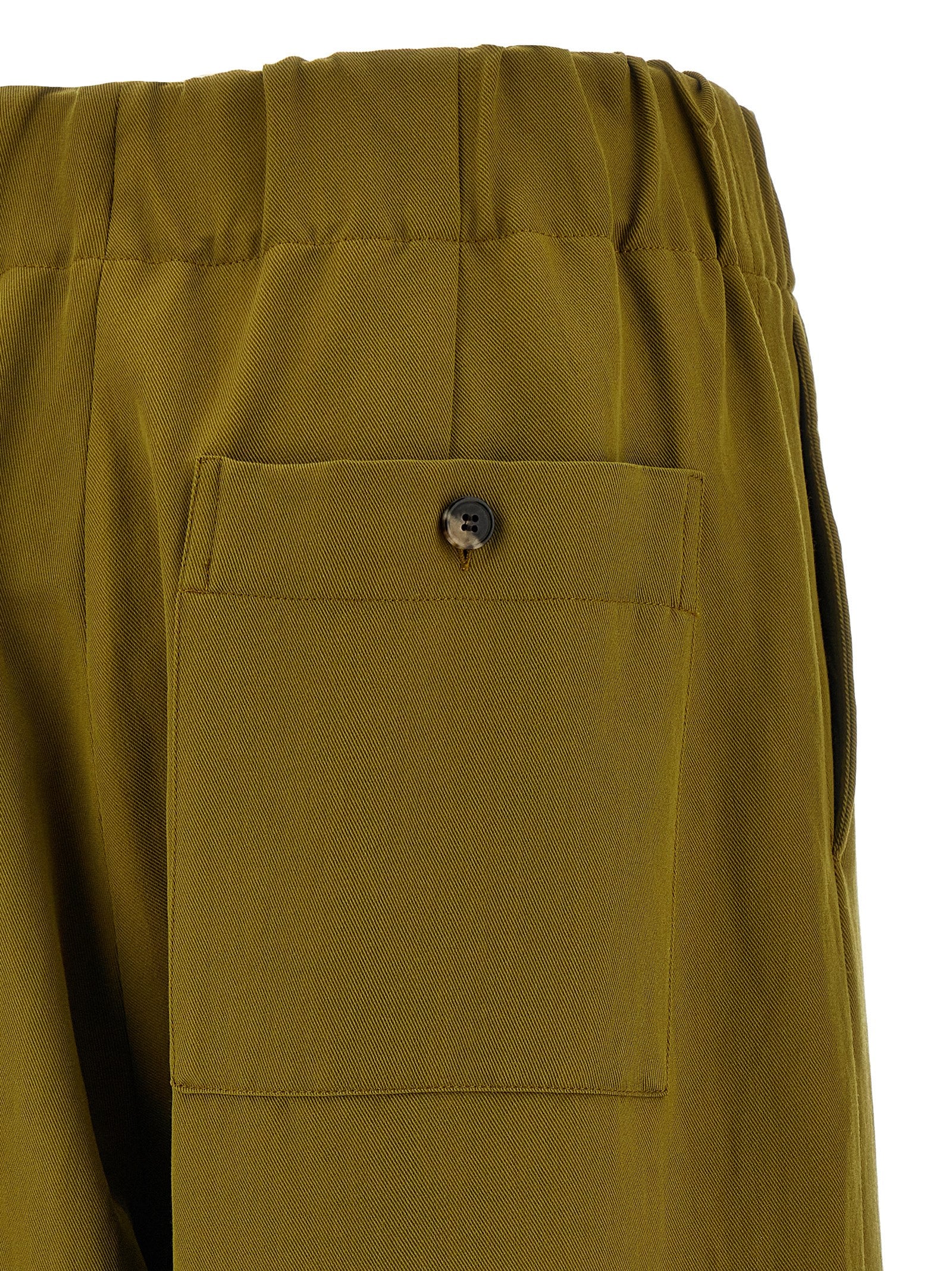 Dries Van Noten Zweifarbige Wollhose