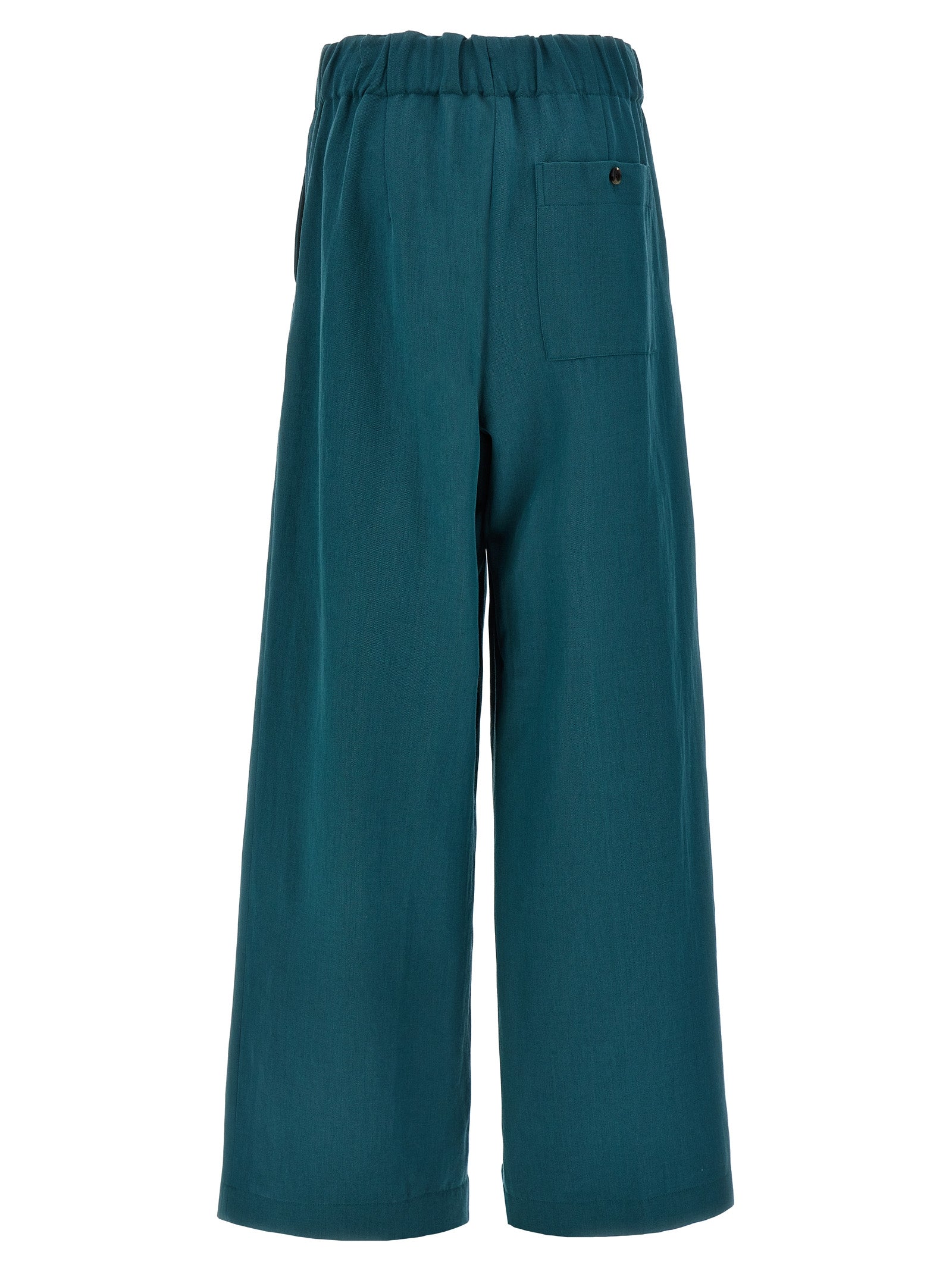 Dries Van Noten Zweifarbige Wollhose