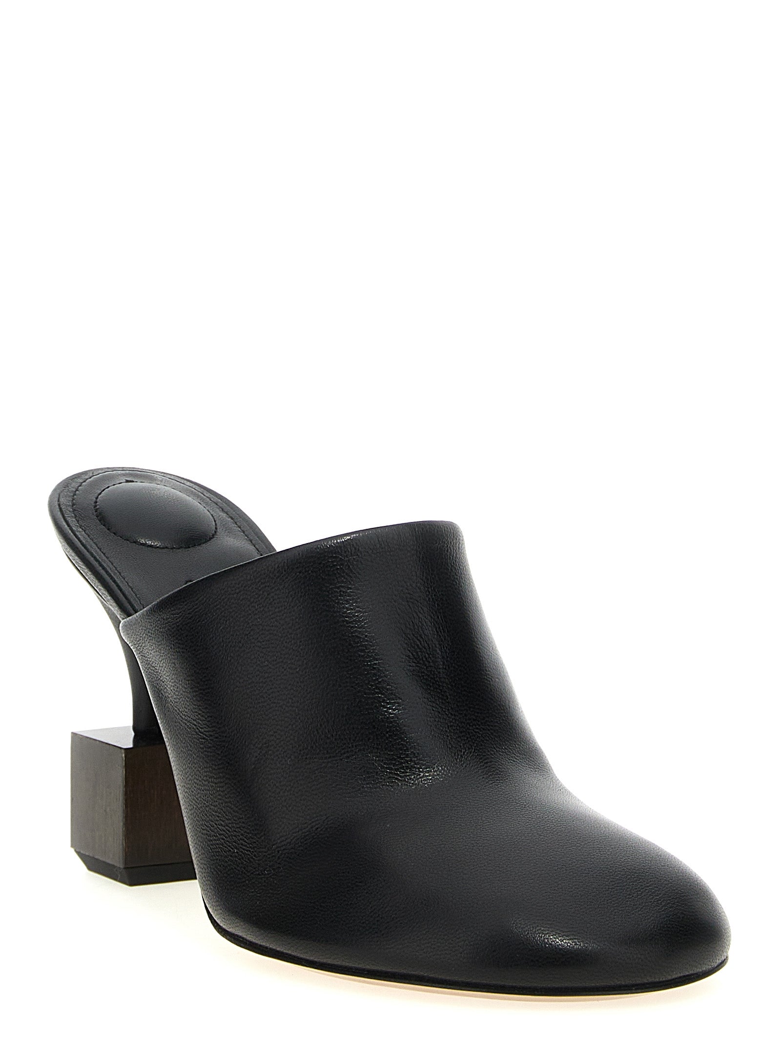 Jacquemus Schwarze Pumps aus Lammleder mit hohem Absatz