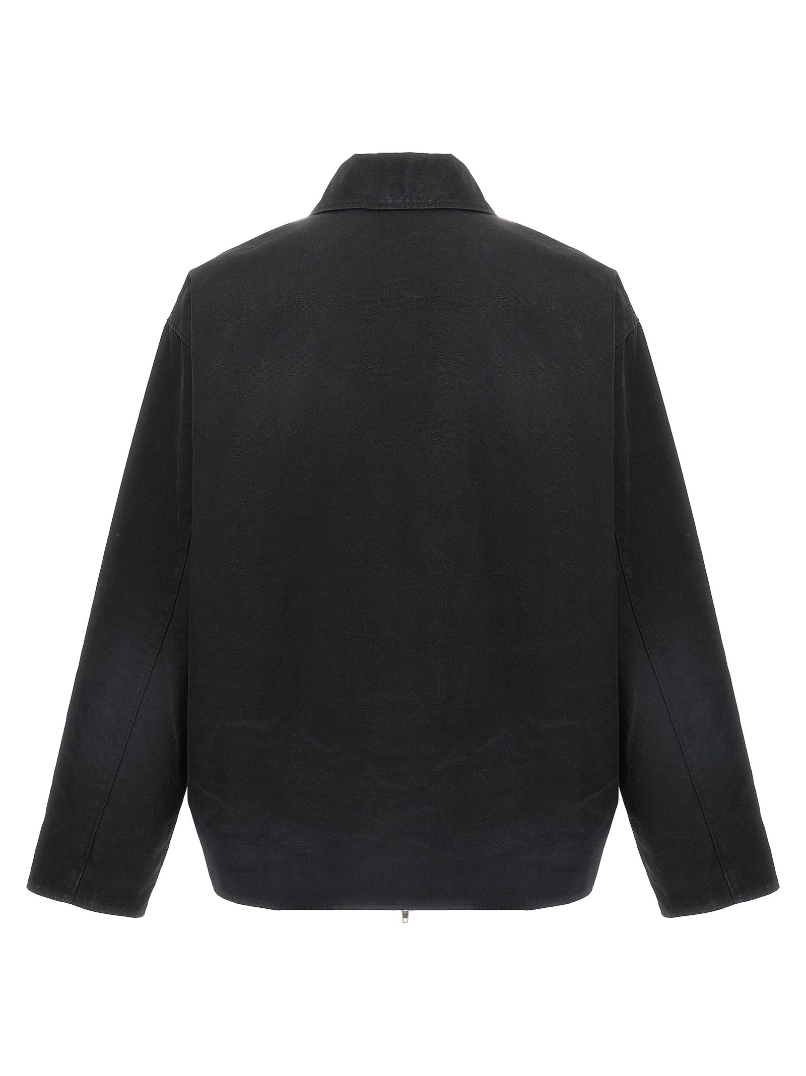Balenciaga Schwarze Baumwoll-Shell-Jacke