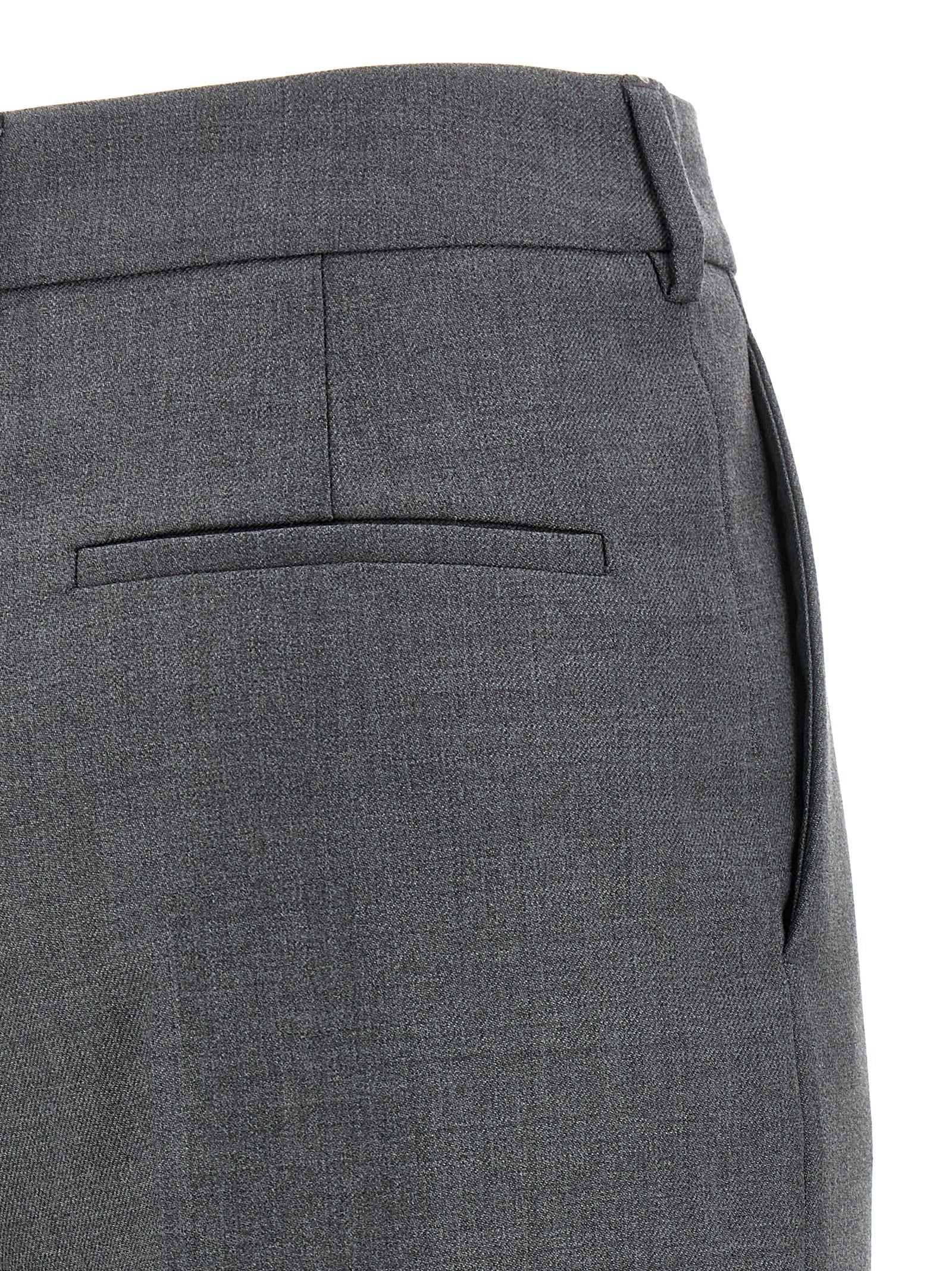 Valentino Garavani Graue Hose aus reiner Schurwolle