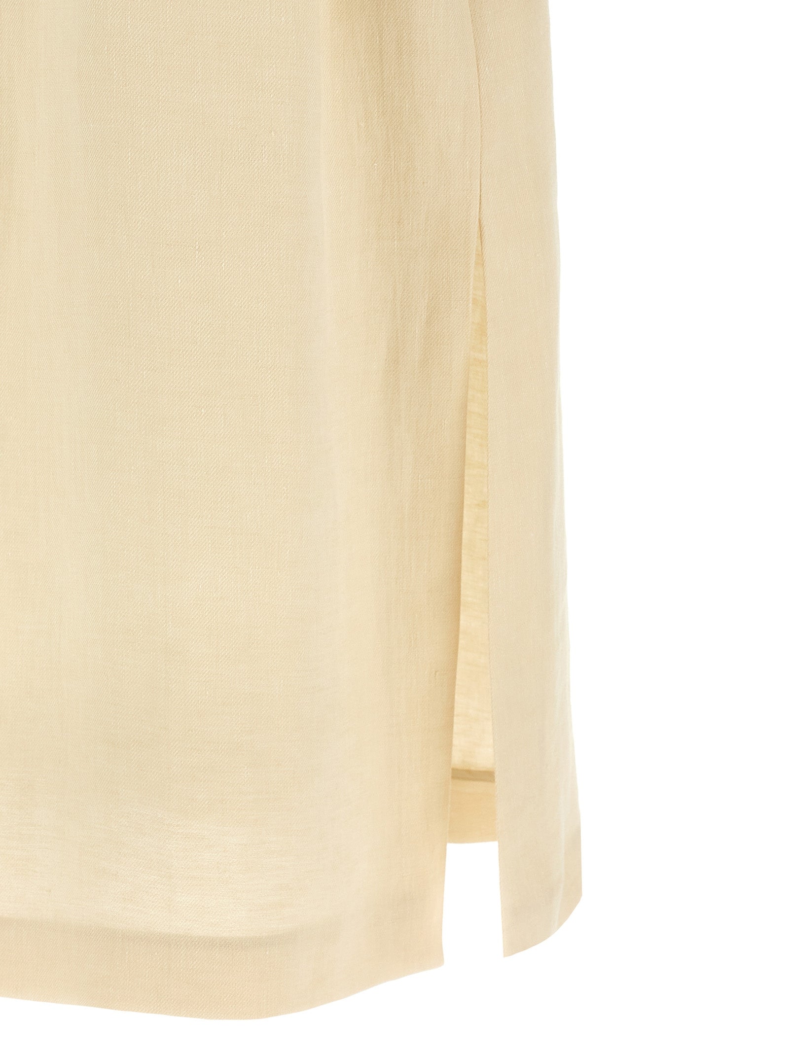 Max Mara Beige Leinenmantel