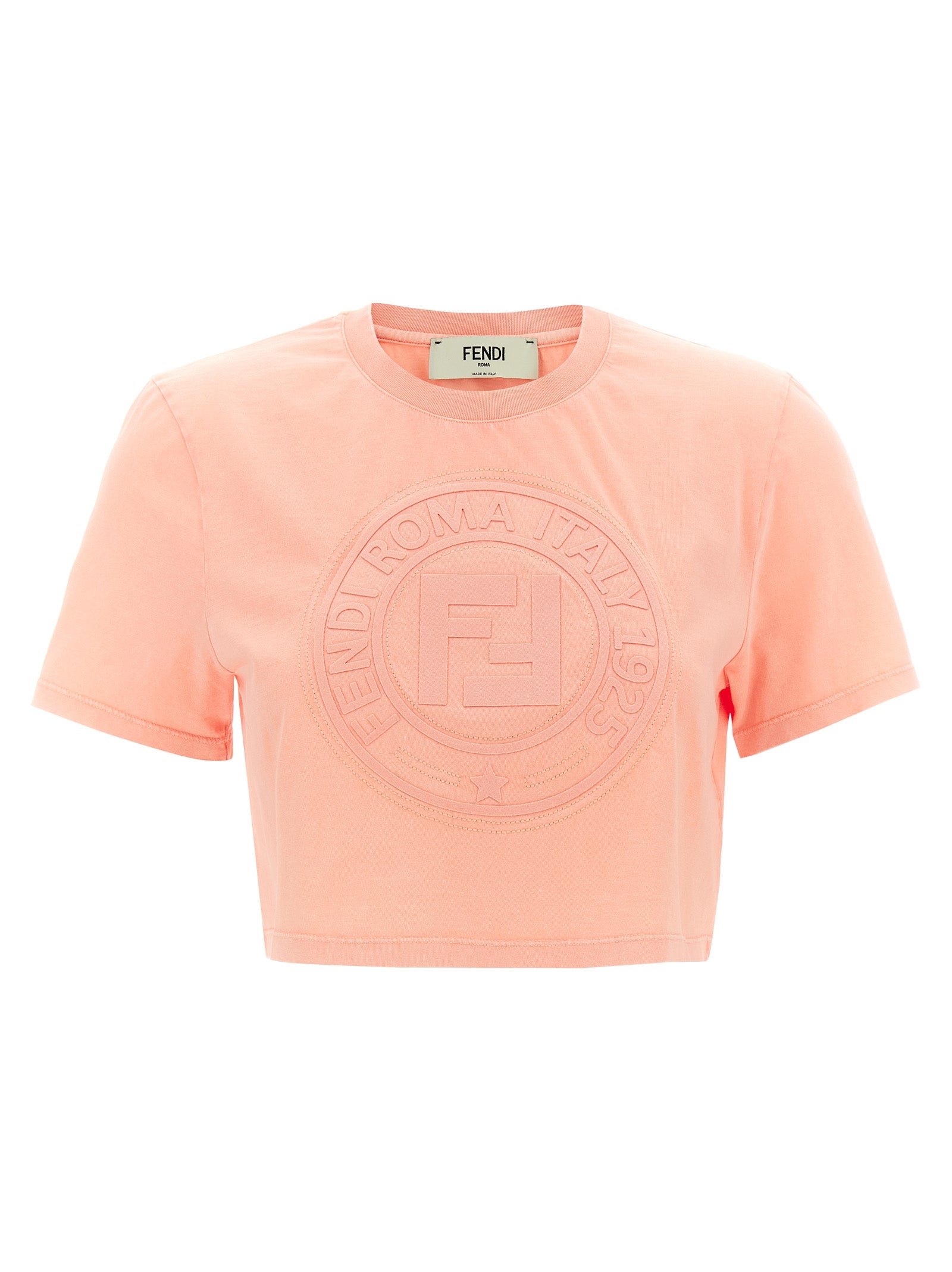 Fendi Mehrfarbiges Baumwoll-T-Shirt