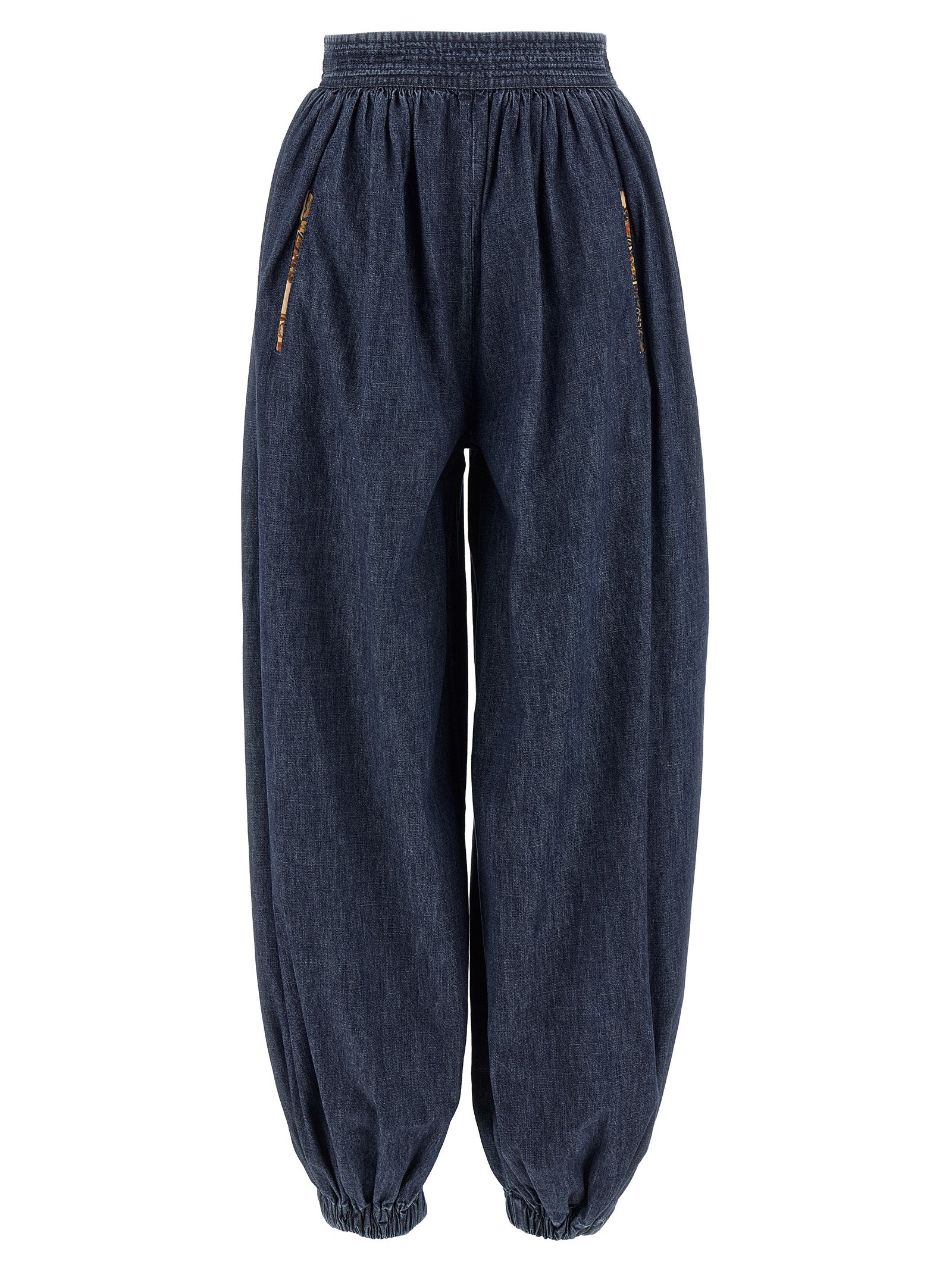 Valentino Garavani Blaue Baumwollhose