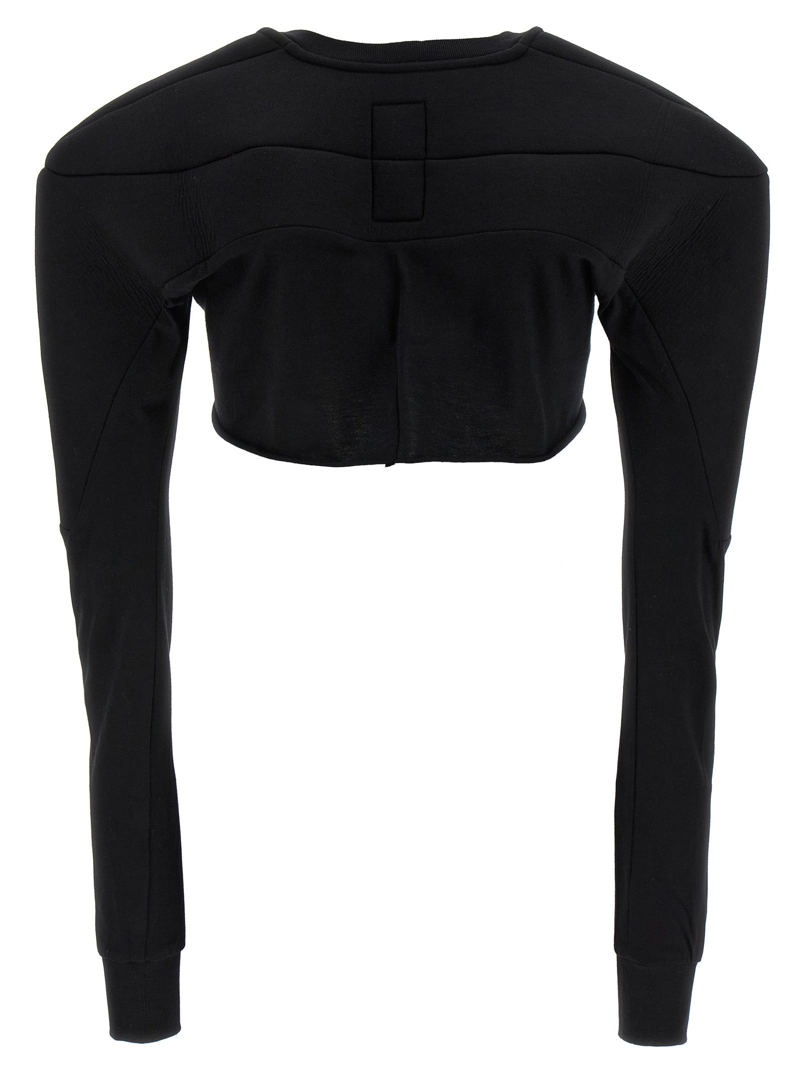 Rick Owens Schwarzer Baumwollcardigan