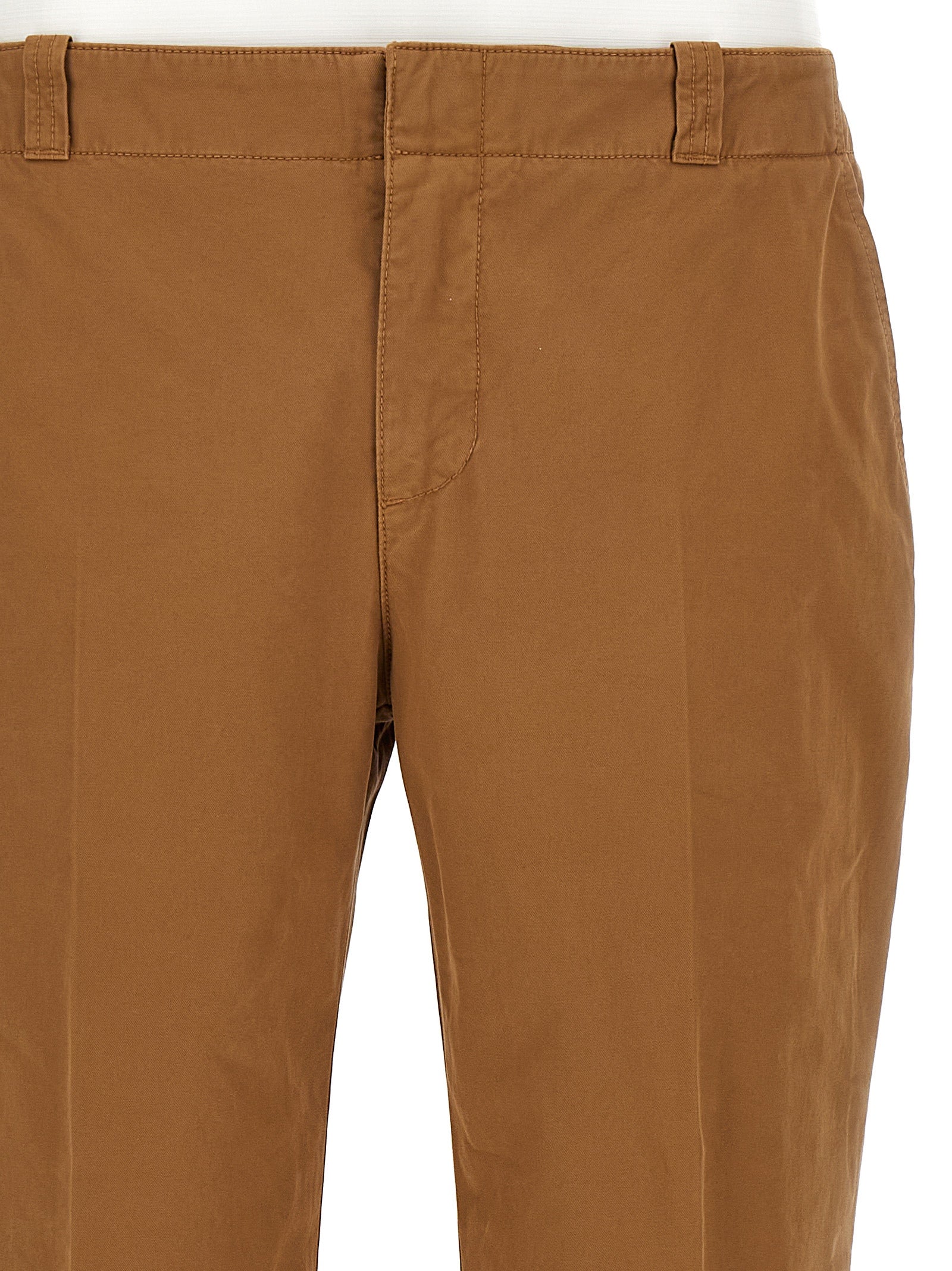 Alexander McQueen Elegante braune Baumwollhosen für Frauen