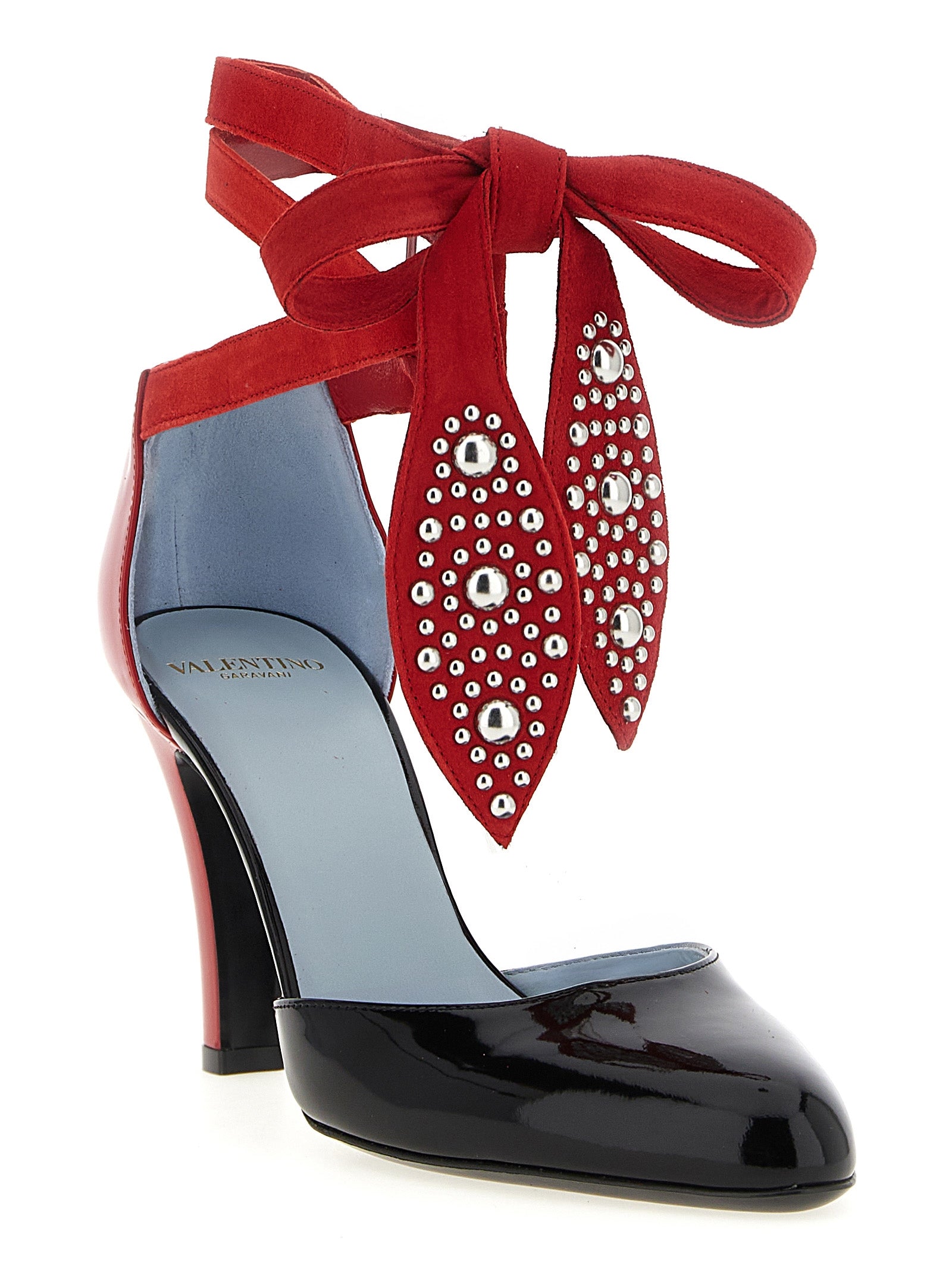 Valentino Garavani Mehrfarbige Pumps aus Ziegenleder