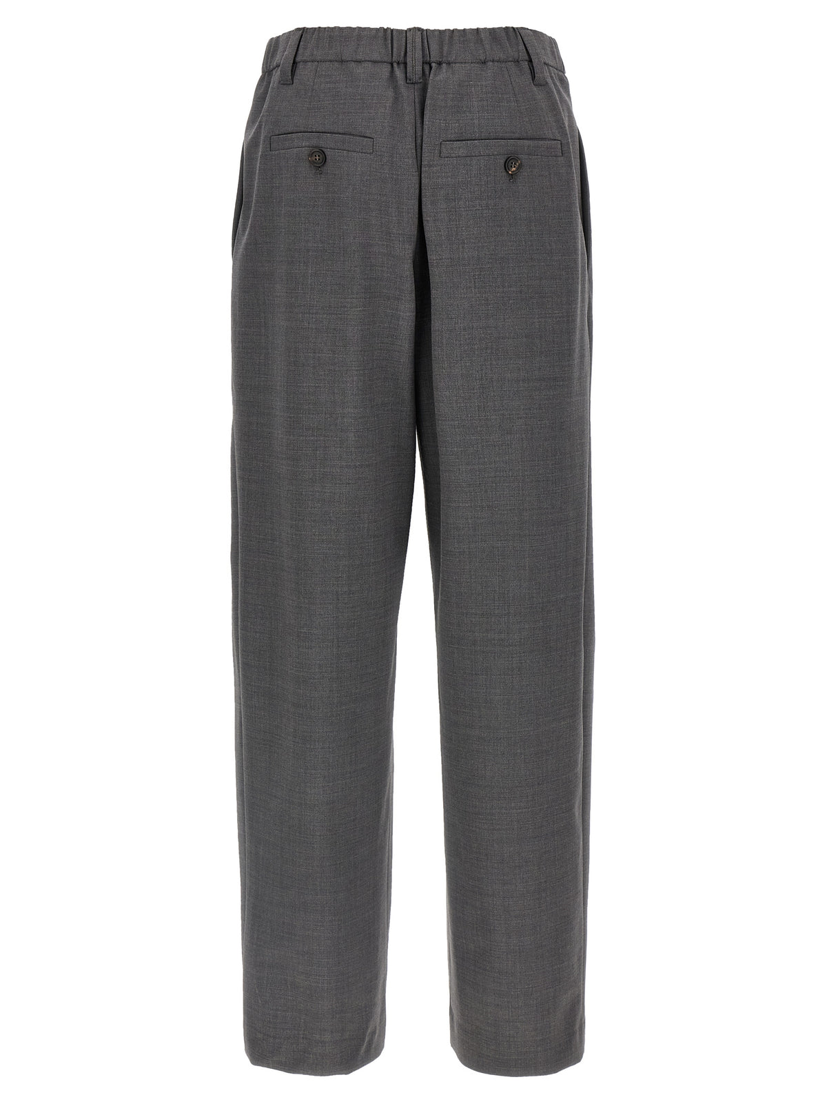 Brunello Cucinelli Graue Hose aus reiner Schurwolle