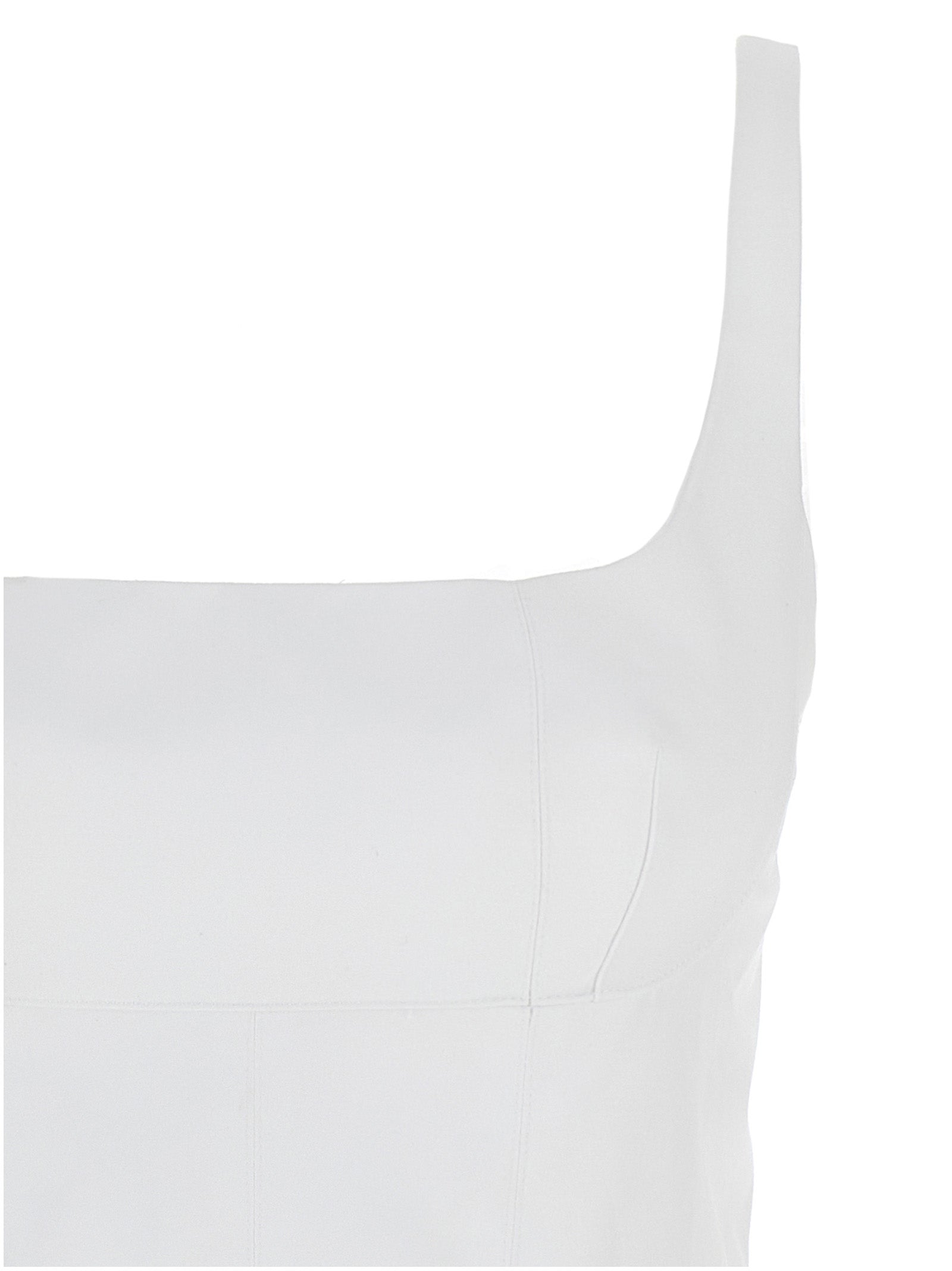 Giovanni Bedin Kurzes Kleid aus weißem Polyester