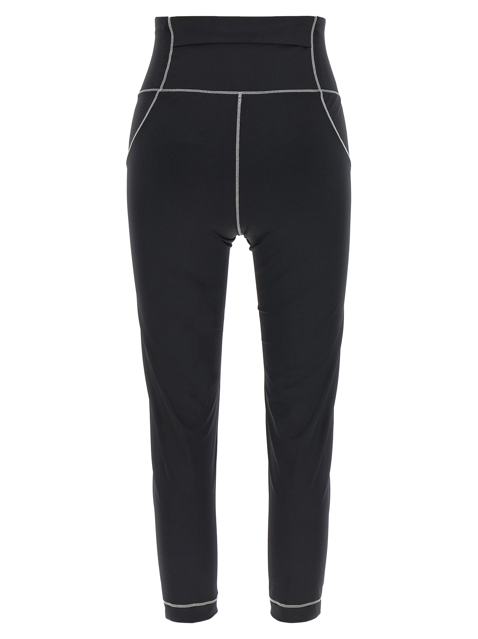Moncler Grenoble Schwarze Polyamid-Leggings