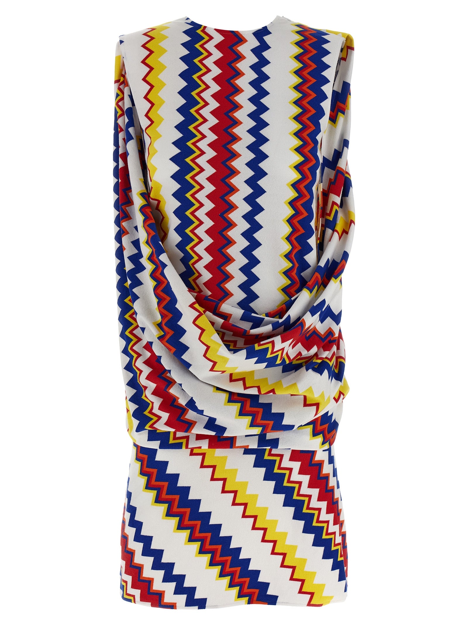 Missoni Kurzes Kleid aus Viskose in Multicolor