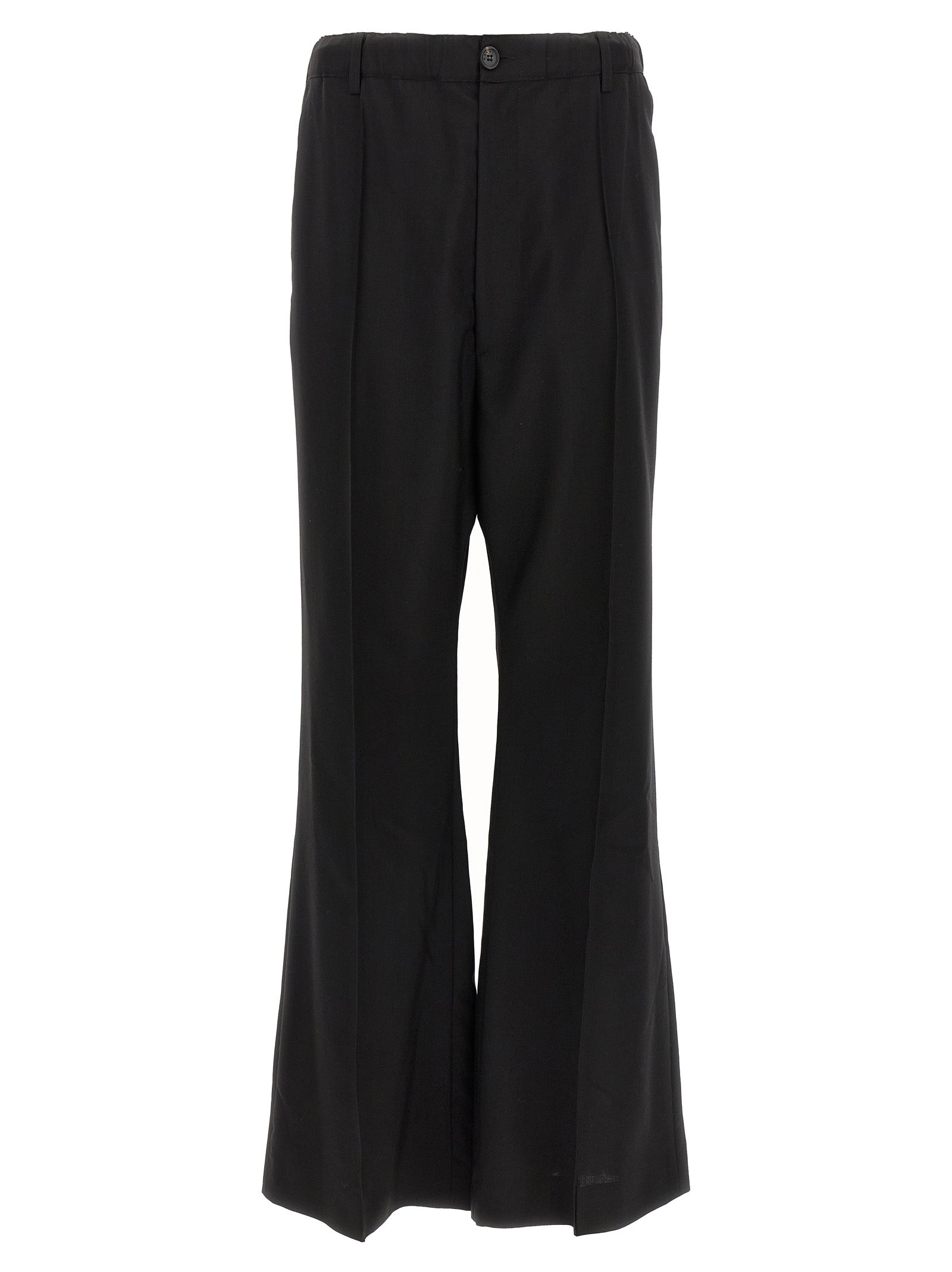 Marni Schwarze Hose aus reiner Schurwolle