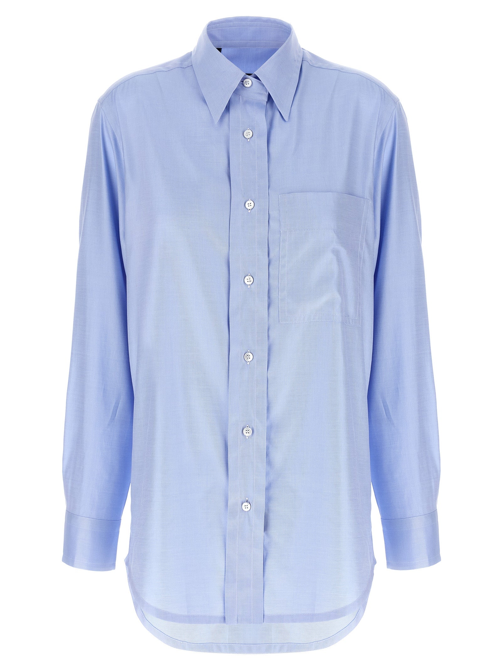 Brioni Blaue Baumwollbluse