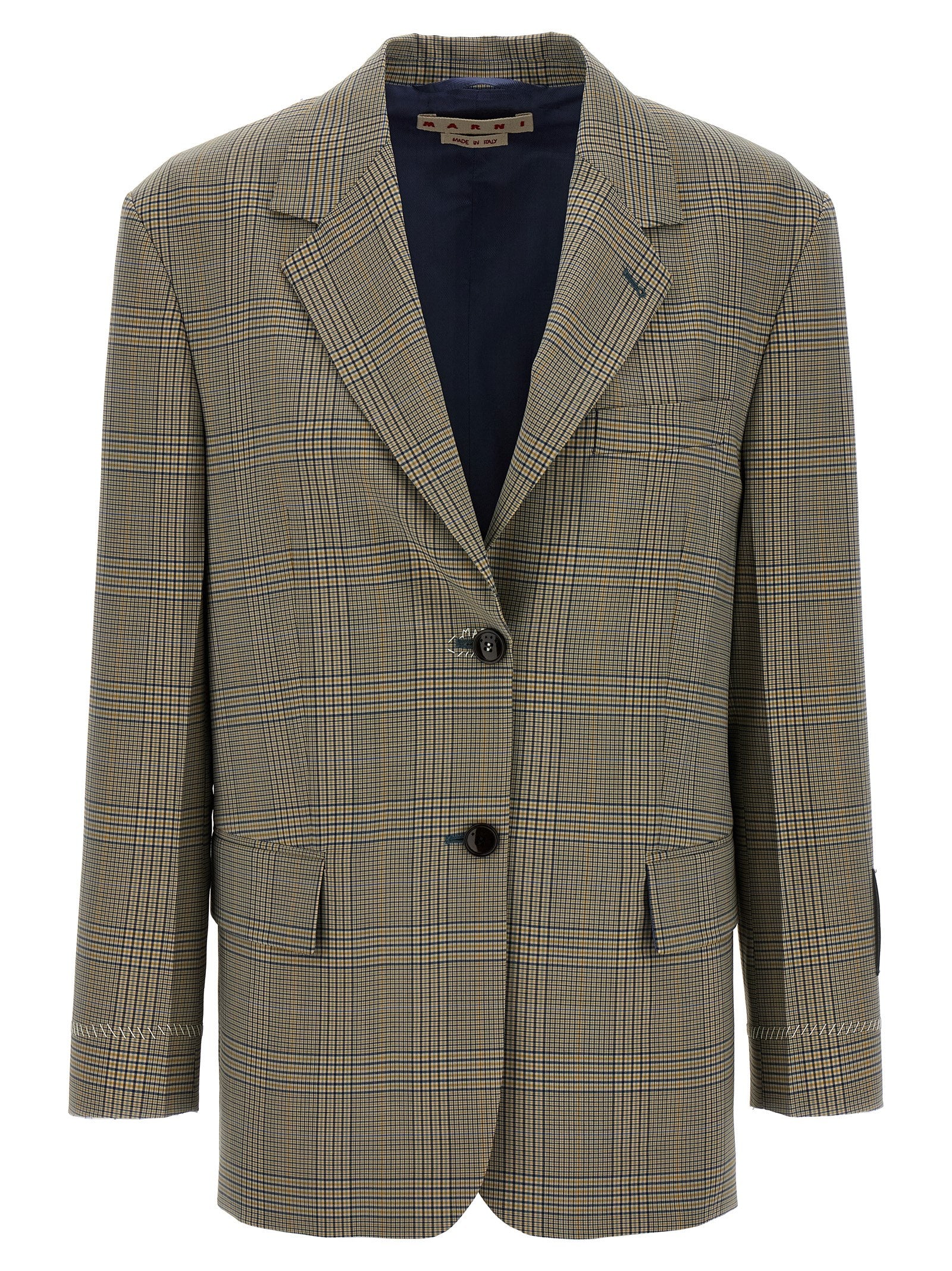 Marni Mehrfarbiger Polyester-Blazer