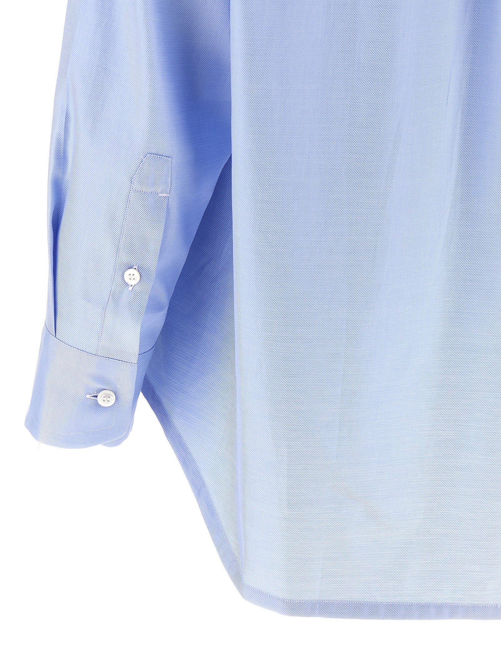Brioni Blaue Baumwollbluse