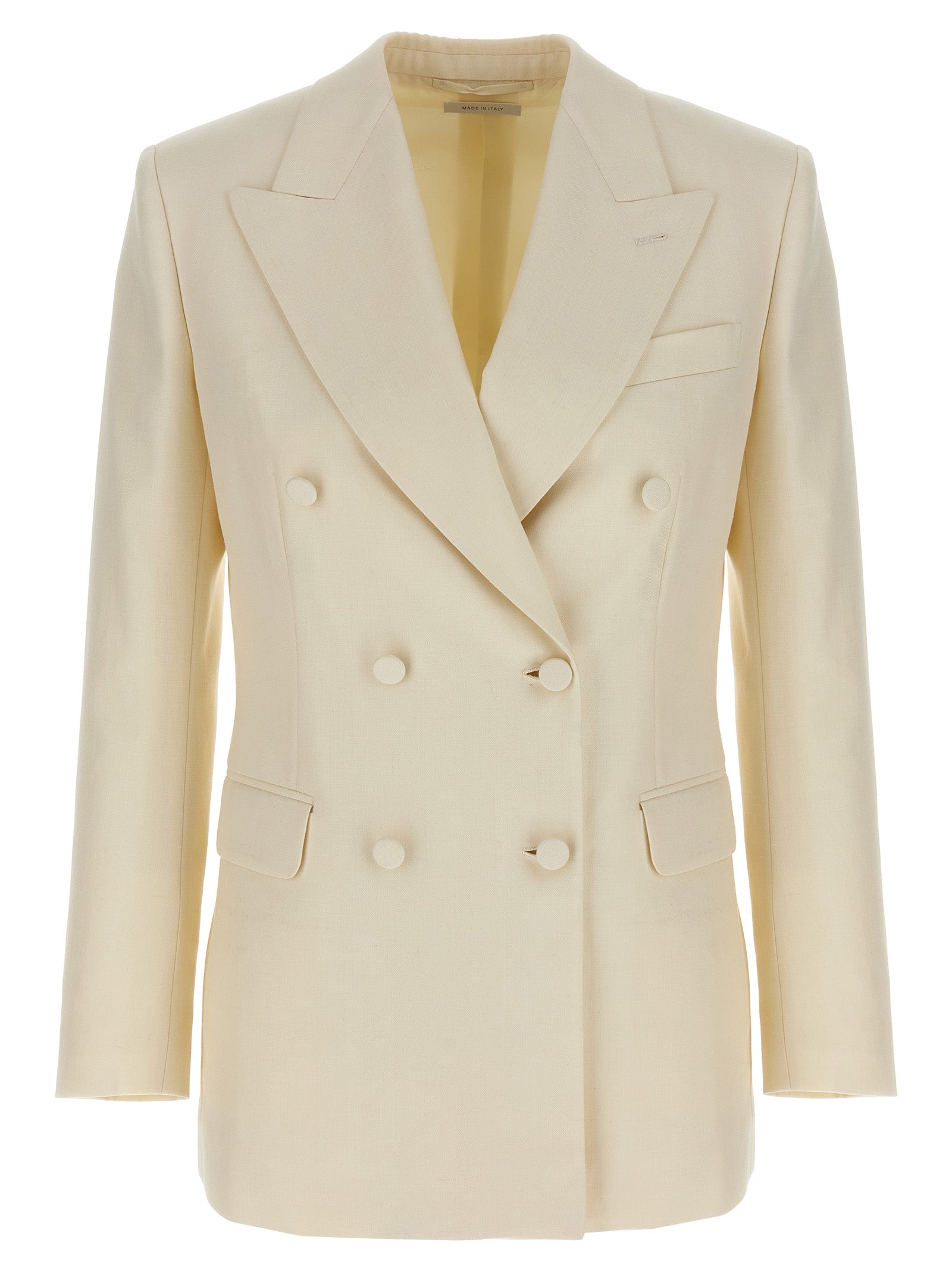 Brioni Weißer Wollblazer