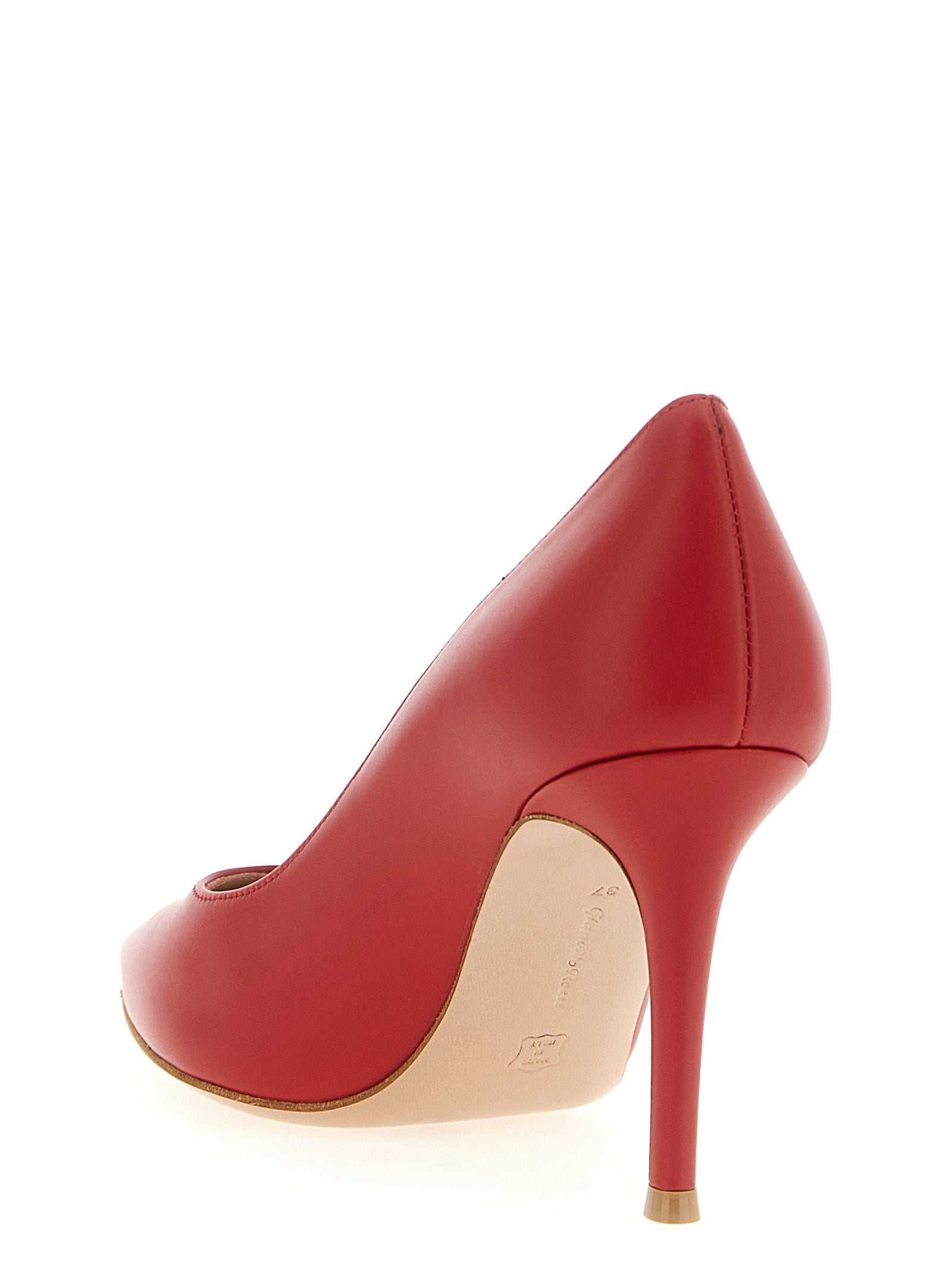 Gianvito Rossi Mehrfarbige Pumps aus Kalbsleder mit hohem Absatz