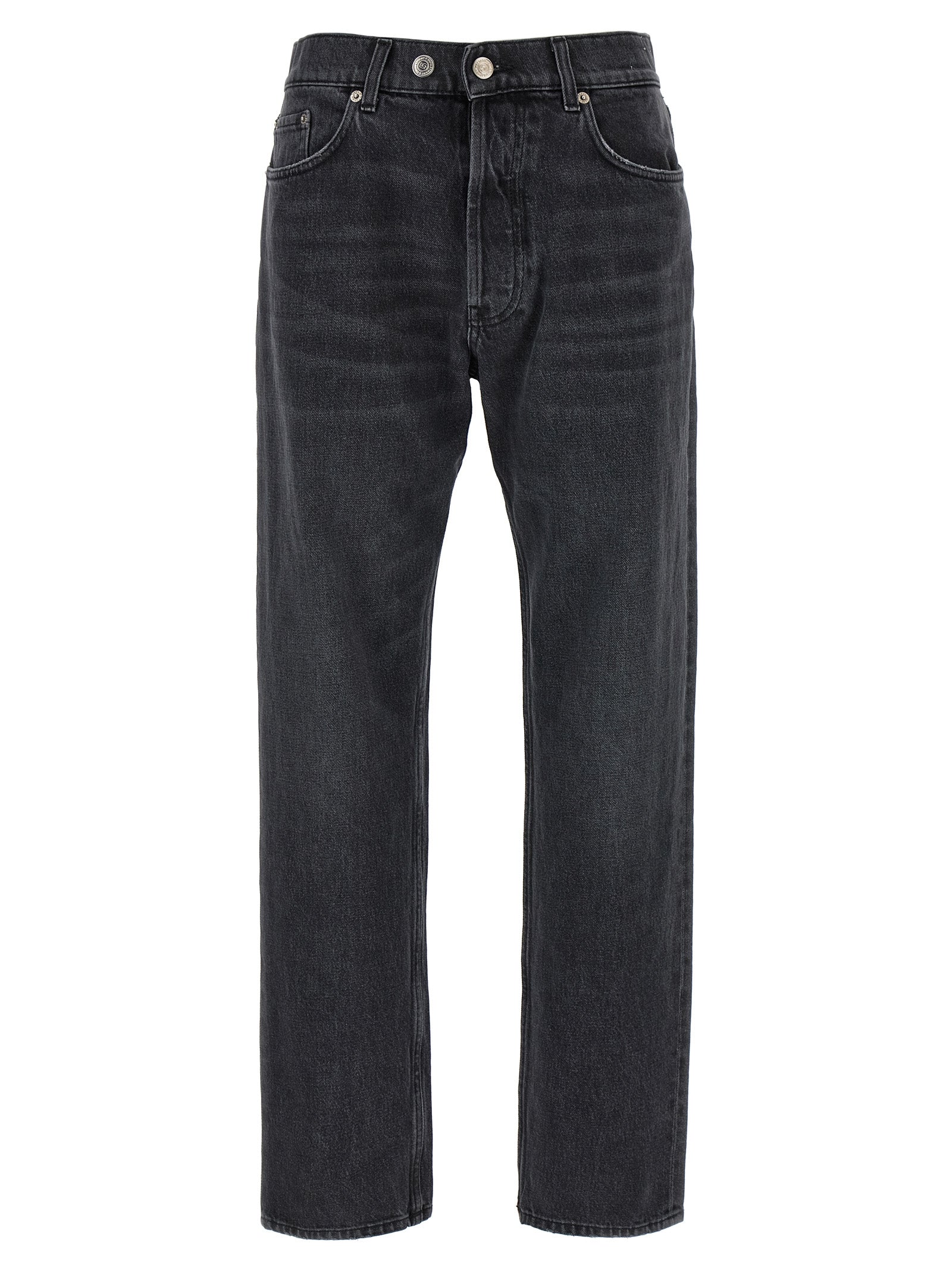 Department 5 Graue Jeans aus Baumwolle im geraden Schnitt