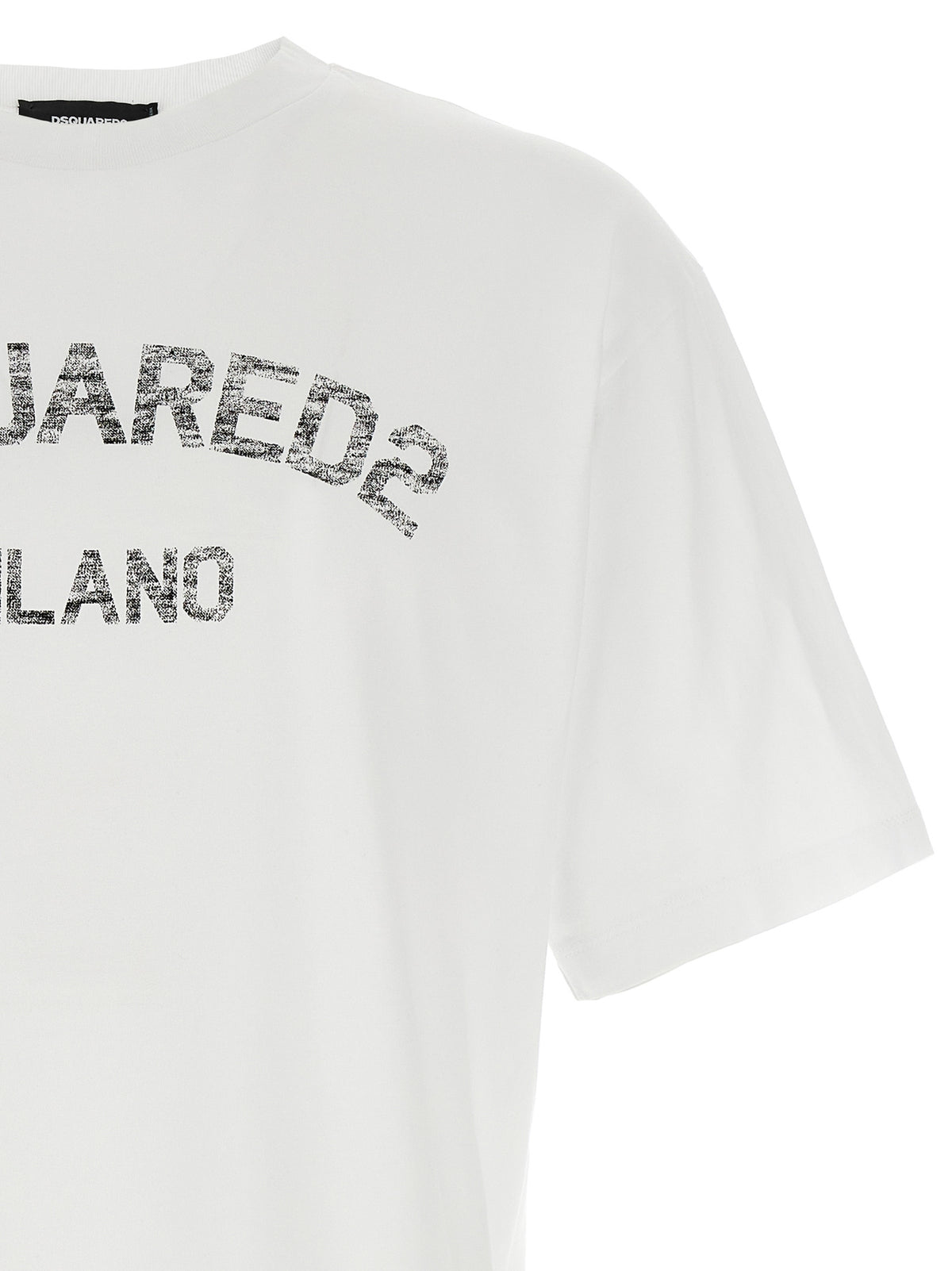 Dsquared² Weißes Baumwoll-T-Shirt