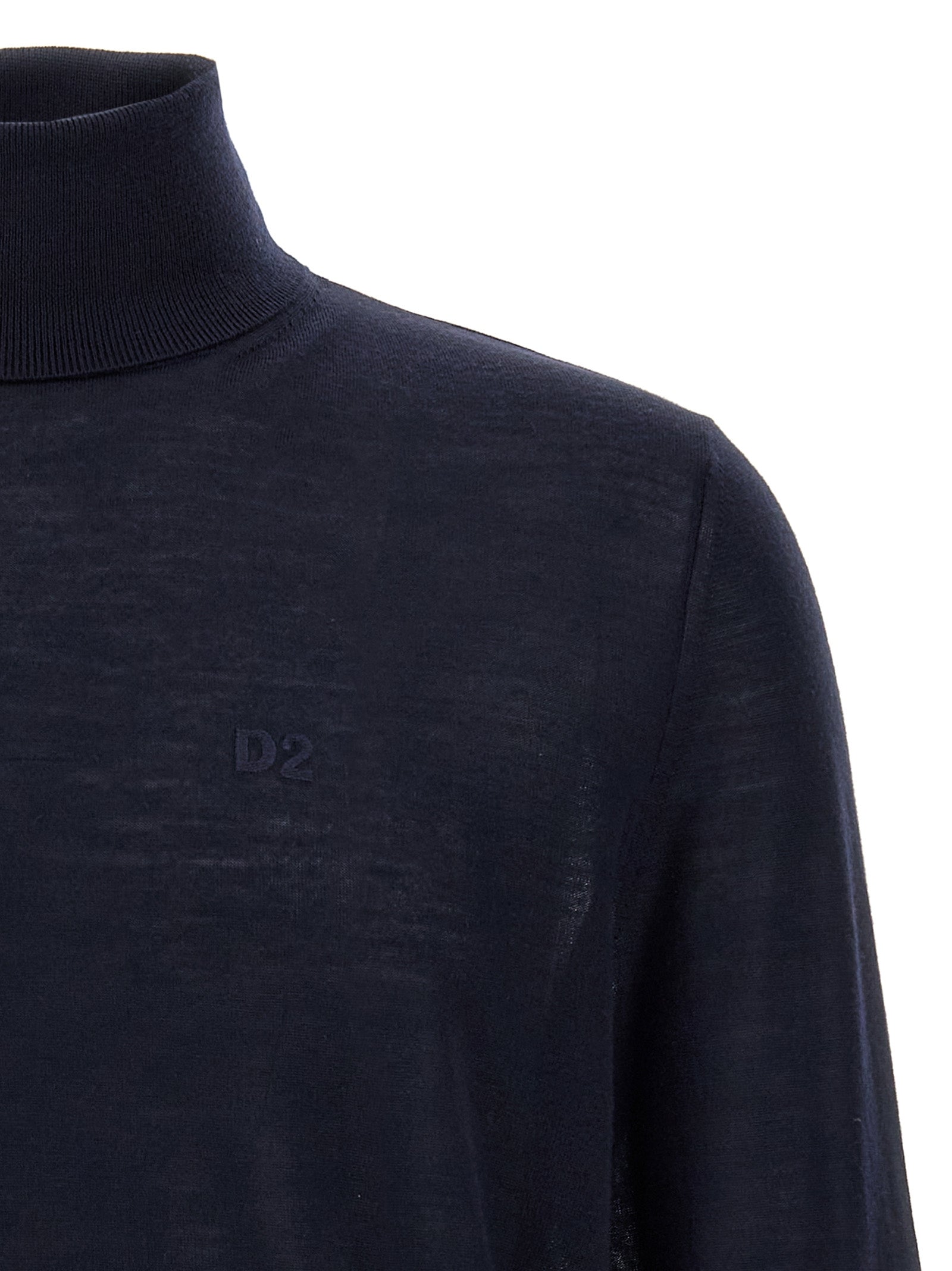 Dsquared² Blauer Cardigan aus Schurwolle