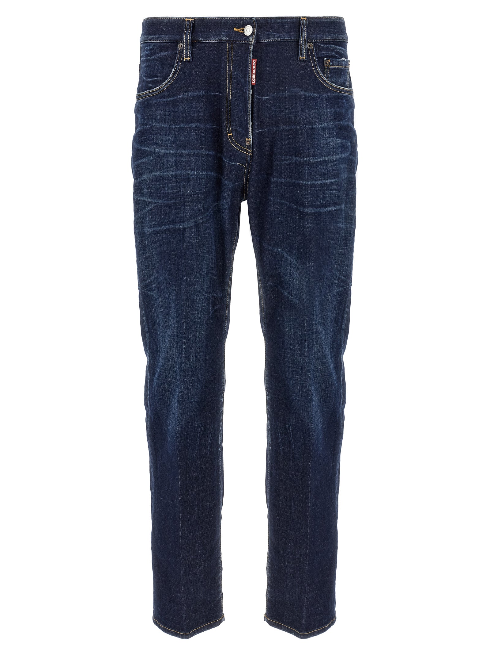 Dsquared² Blaue Jeans aus Baumwolle im geraden Schnitt