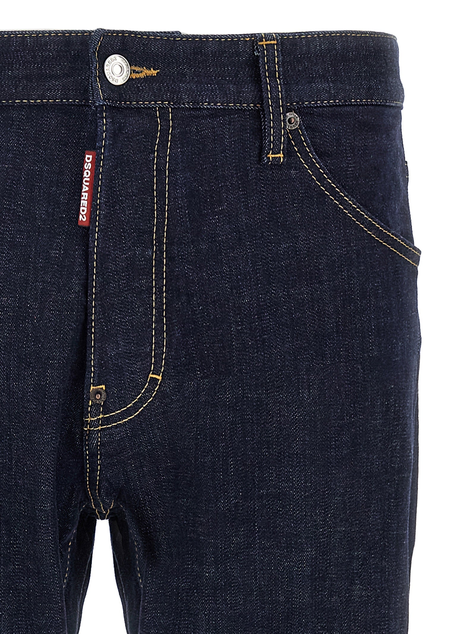 Dsquared² Blaue Baumwoll-Jeans im Slim Fit