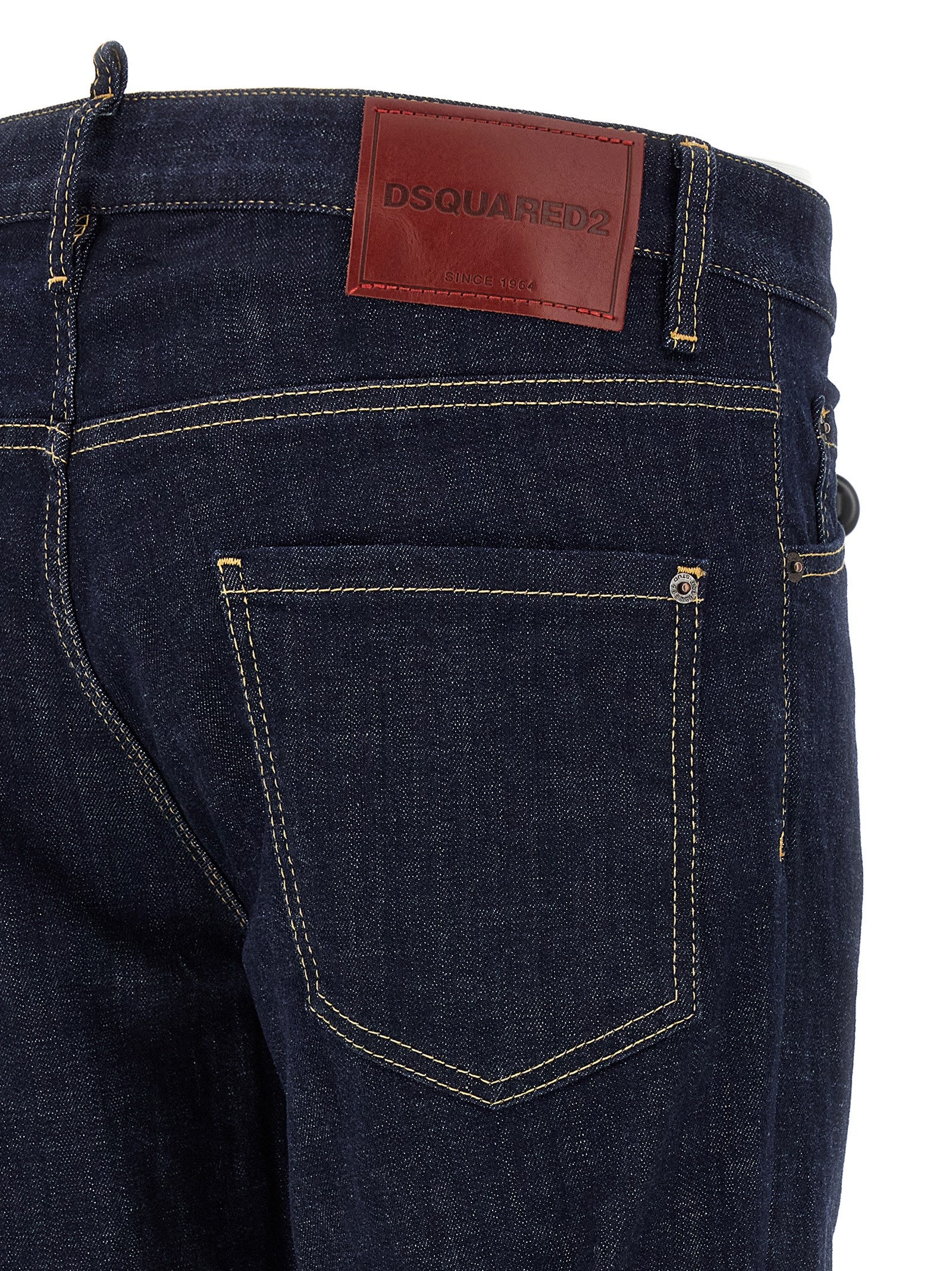 Dsquared² Blaue Baumwoll-Jeans im Slim Fit