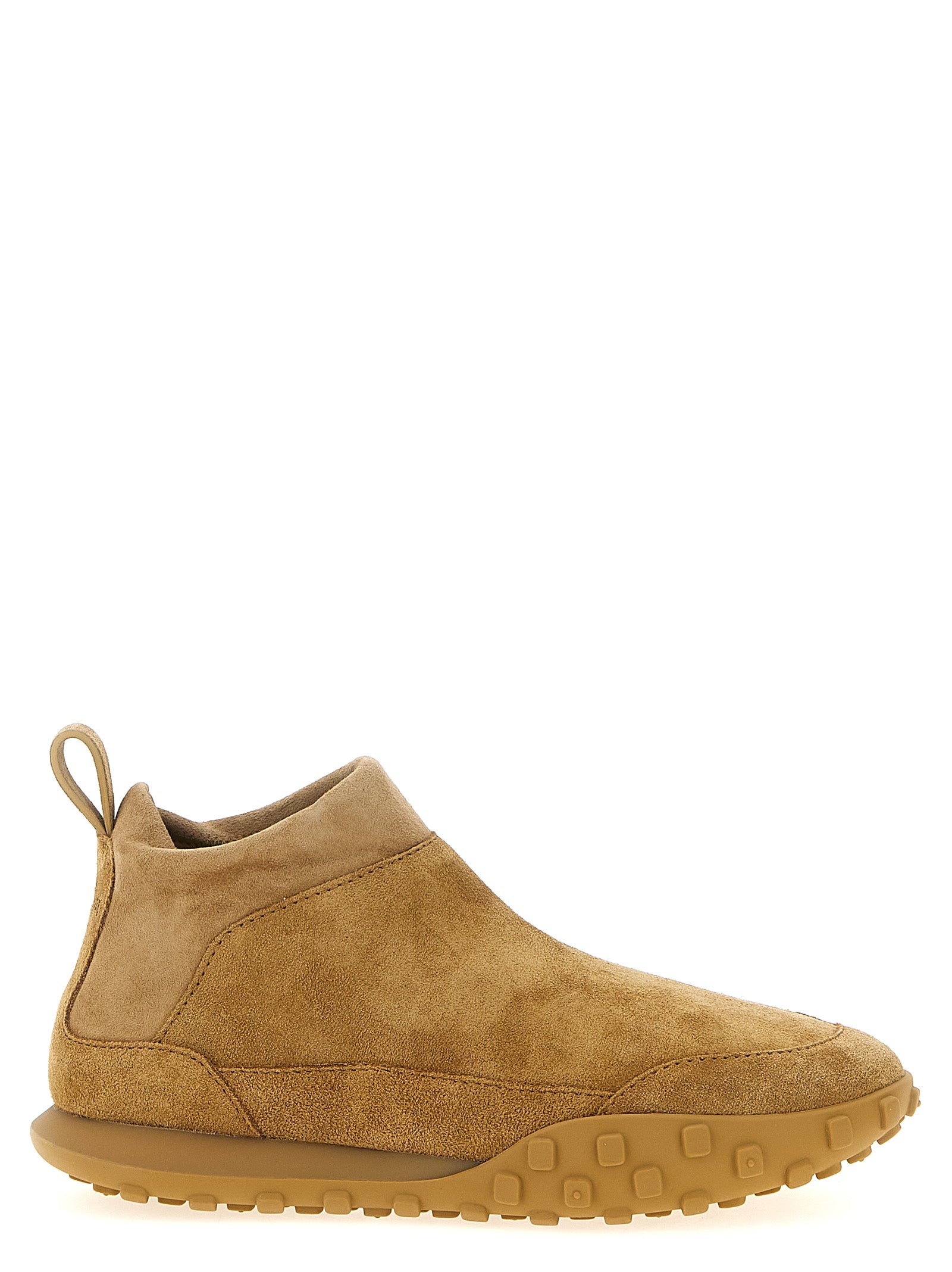 Jil Sander Beige Kalbsleder-Sneakers