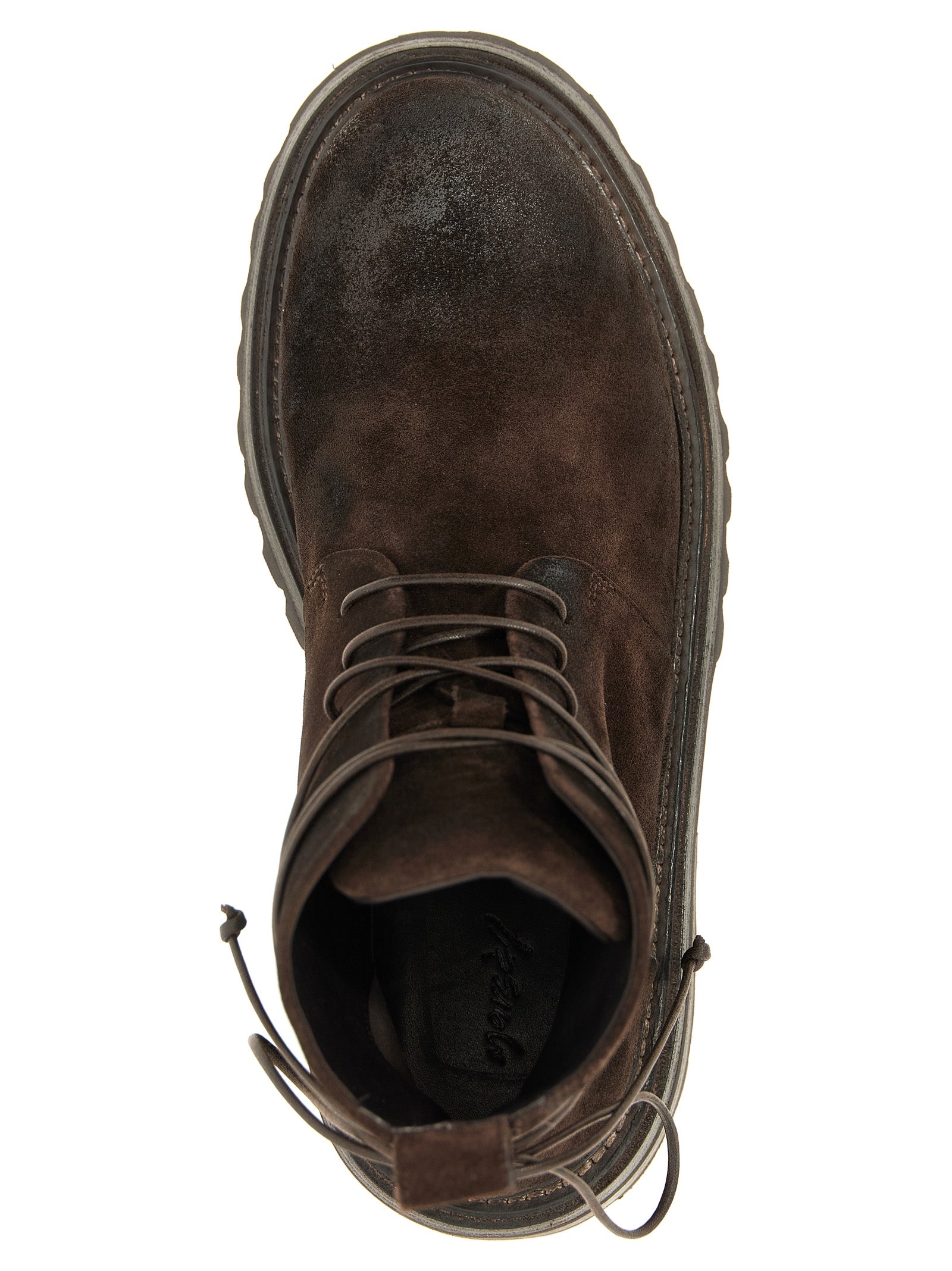 Marsell Braune Chelsea Boots aus Baumwolle