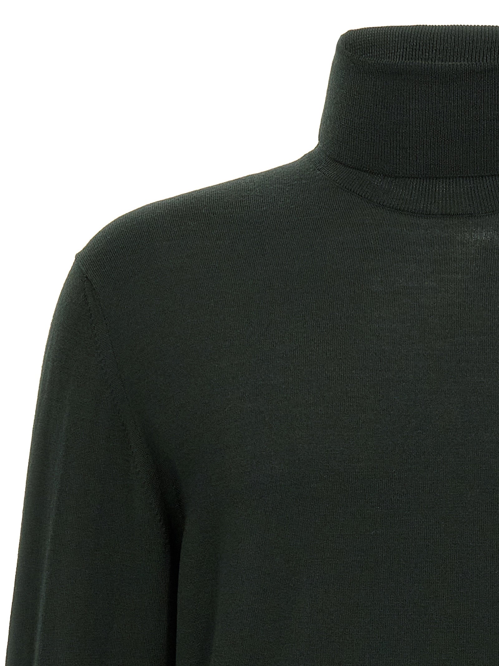 ZANONE Zweifarbige Strickjacke aus reiner Schurwolle