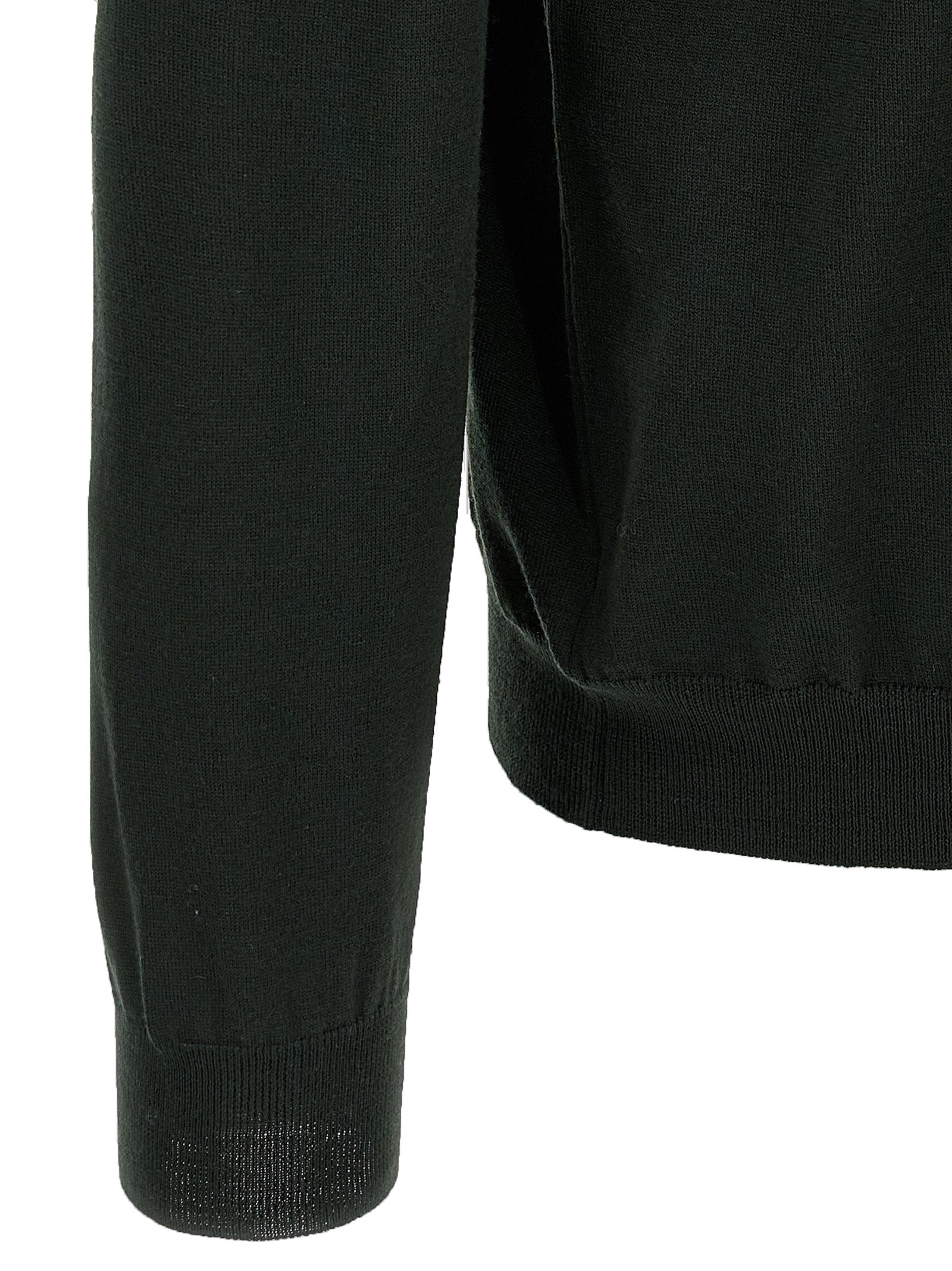 ZANONE Zweifarbige Strickjacke aus reiner Schurwolle