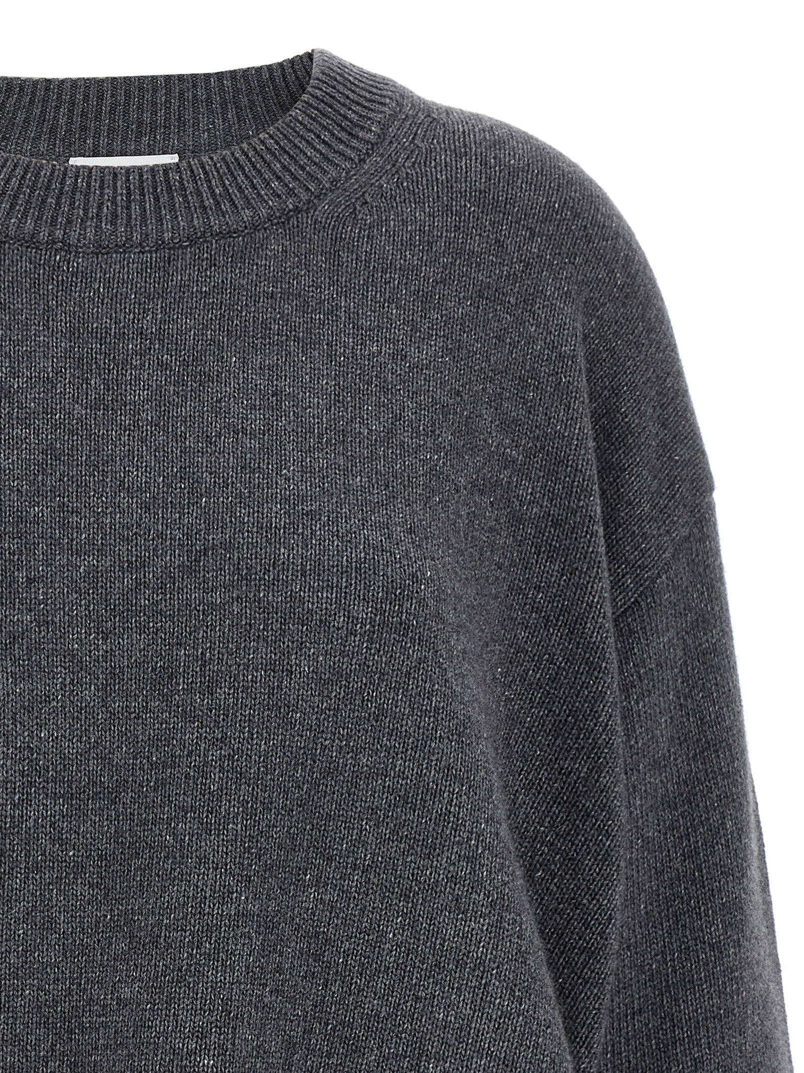 Ganni Grauer Wollcardigan