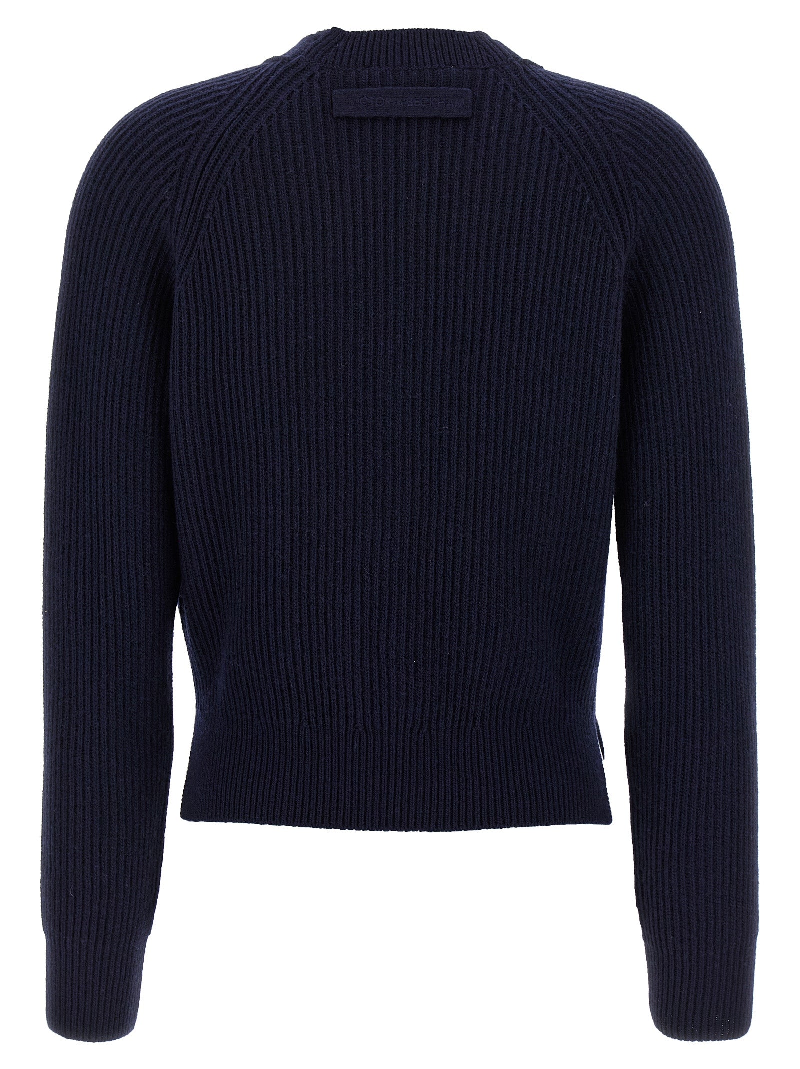 Victoria Beckham Blauer Wollcardigan