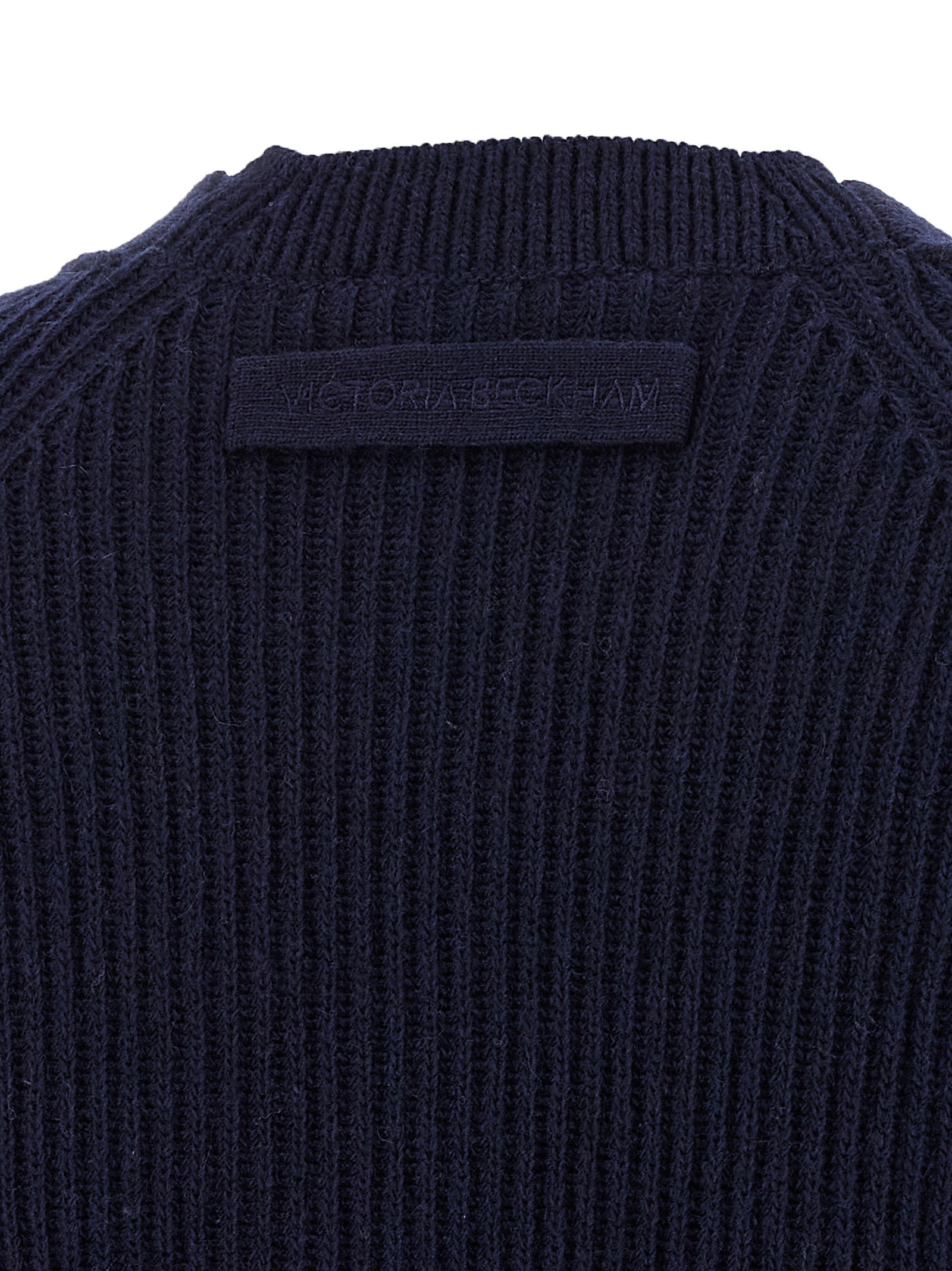 Victoria Beckham Blauer Wollcardigan