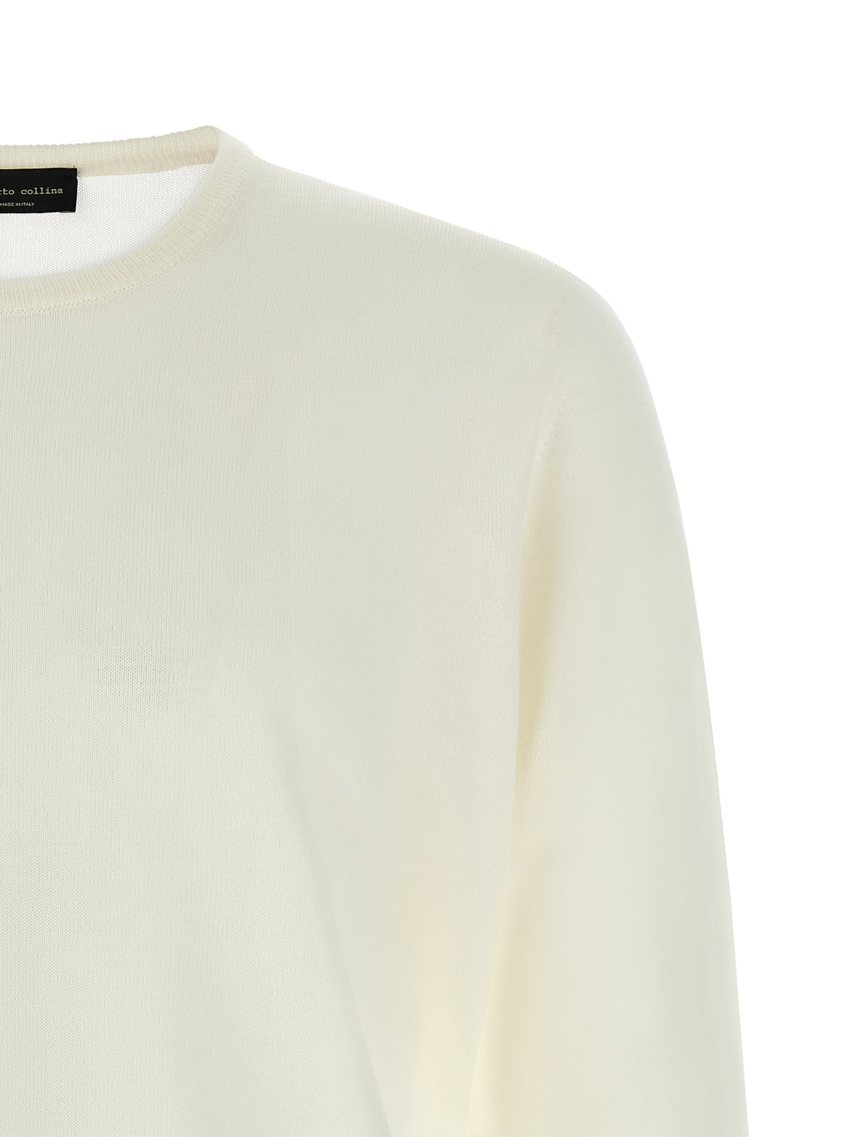 Roberto Collina Beiger Merino-Wollcardigan