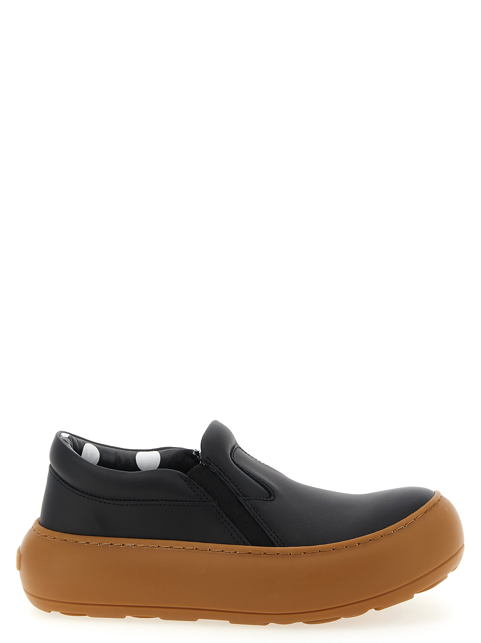 Moschino Schwarze Leder Chunky Sneaker