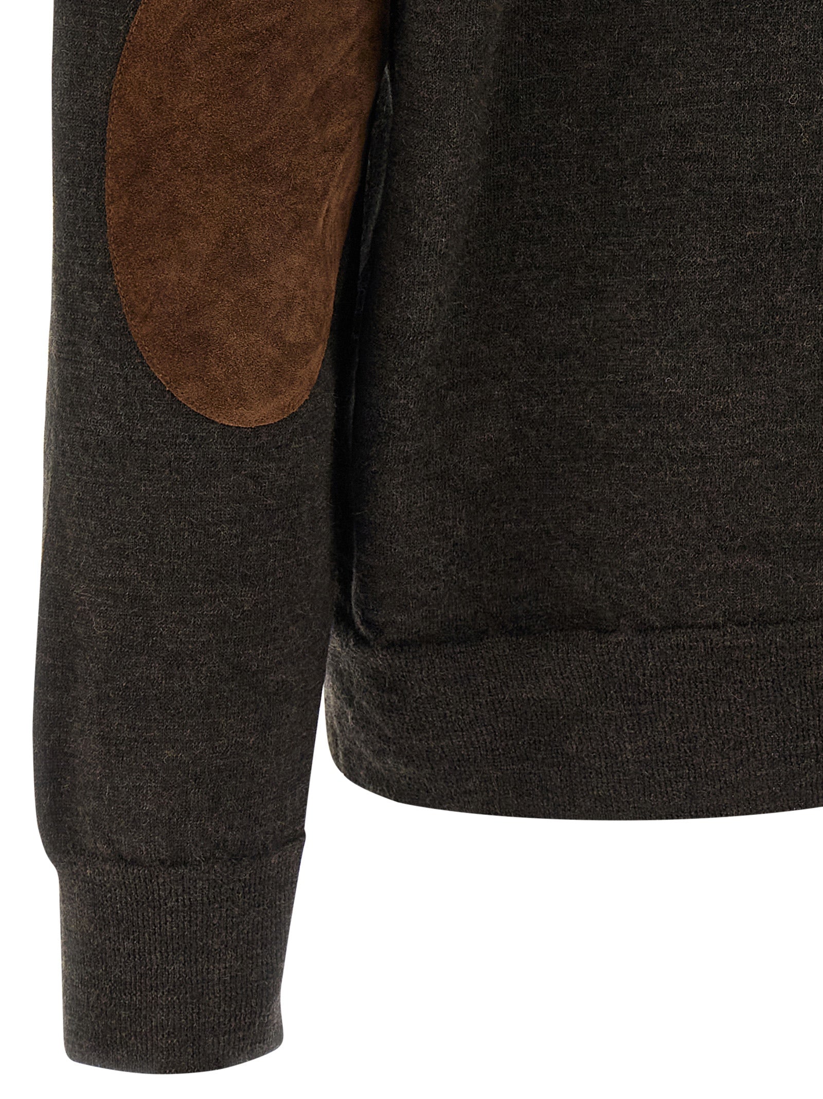 Maison Margiela Braunes Woll-Poloshirt
